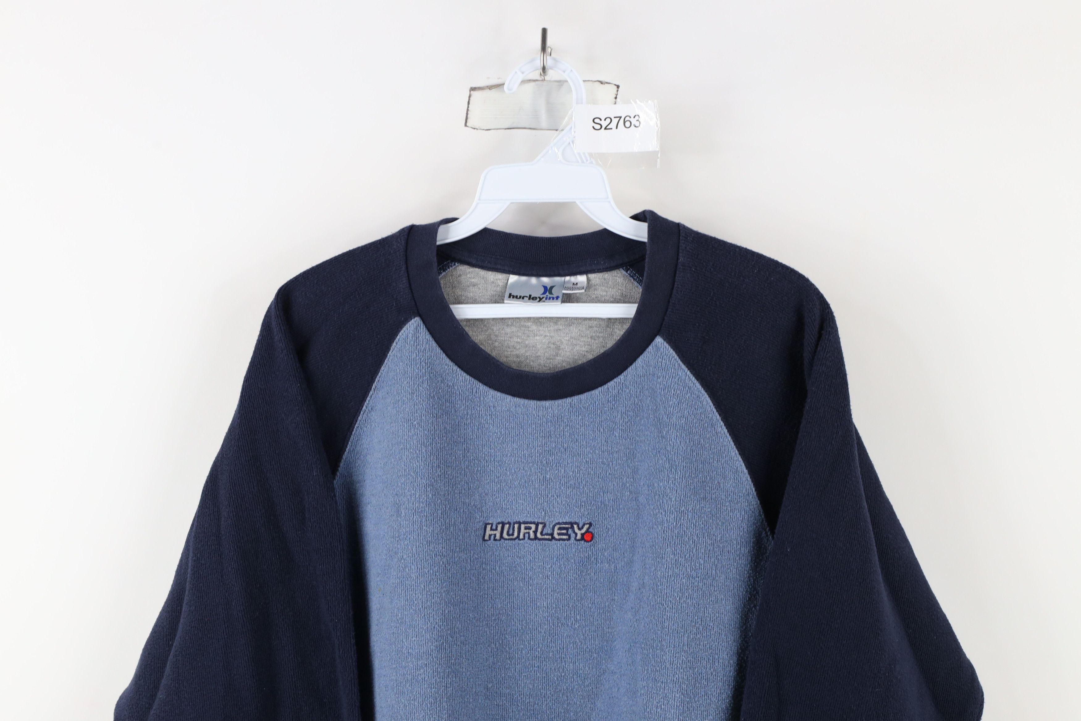 Hurley × Vintage Vintage 90s Y2K Hurley Int Ribbed Knit Raglan T-Shirt Size US M / EU 48-50 / 2 - 2 Thumbnail