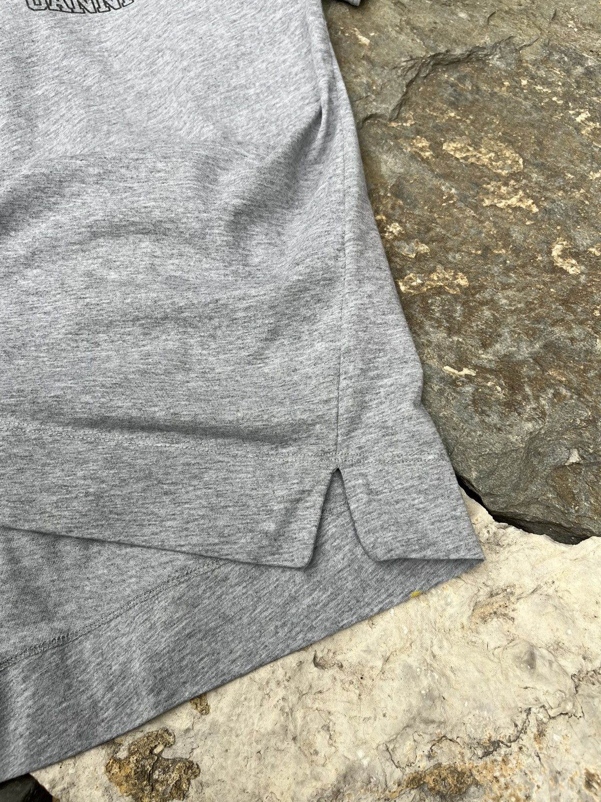 Designer × Ganni Ganni Software basic small chest logo grey tee t-shirt Size S / US 4 / IT 40 - 16 Thumbnail