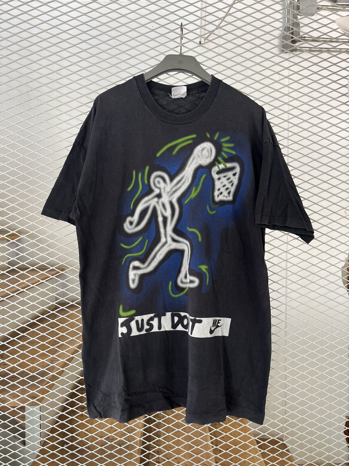 Nike × Vintage Vintage NIKE JUST DO IT 90’s T-shirt Size US XL / EU 56 / 4 - 2 Thumbnail