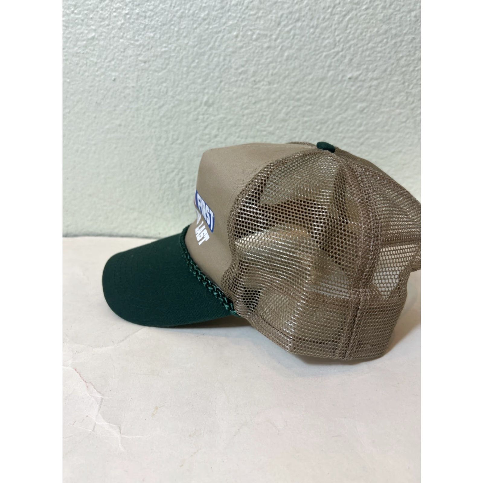 NASCAR Nissun Trucker Hat Mens Funny Nascar Racing iF YOU AIN'T FIRST YOU'RE LAST Multicolor Snapback Size ONE SIZE - 7 Thumbnail