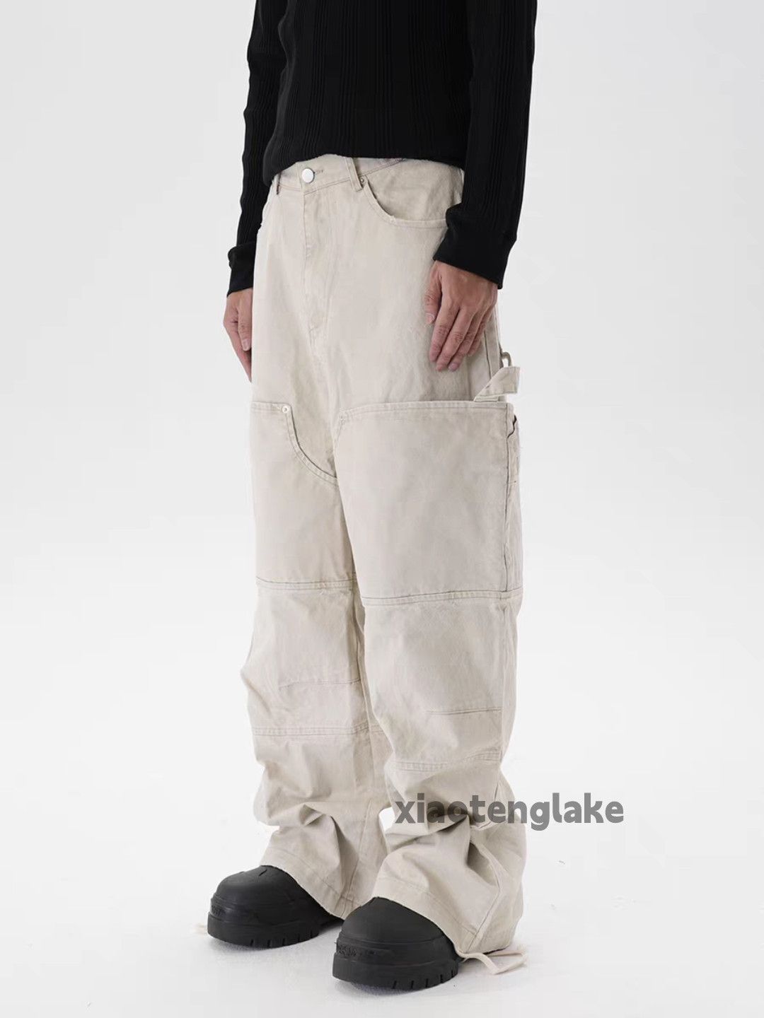 Vintage xtl utility punk skate hiphop loose baggy carpenter pants Size US 34 / EU 50 - 11 Thumbnail