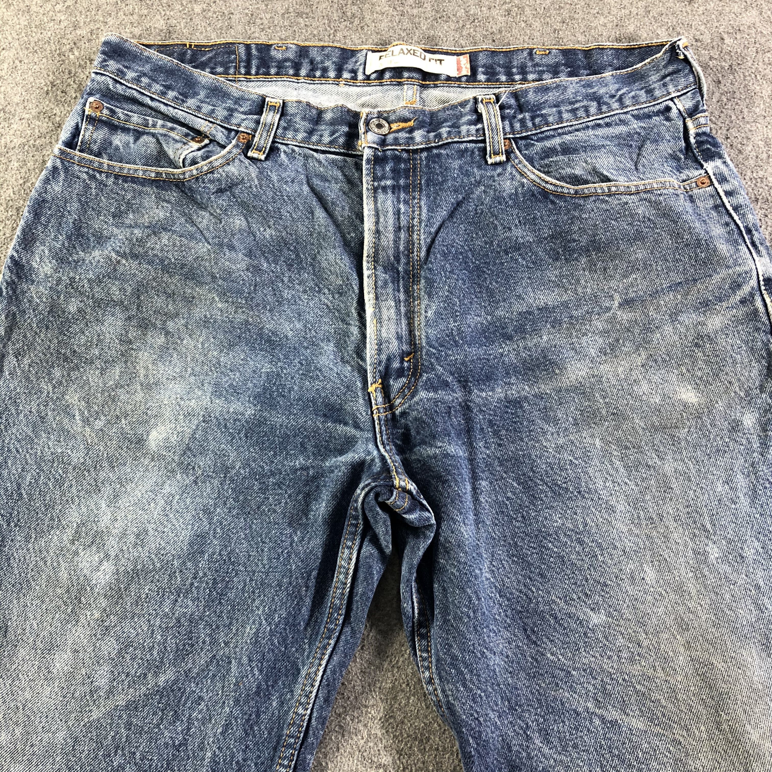 Levi's Vintage Blue Wash Levis 550 Jeans-J3019 Size US 39 - 3 Thumbnail