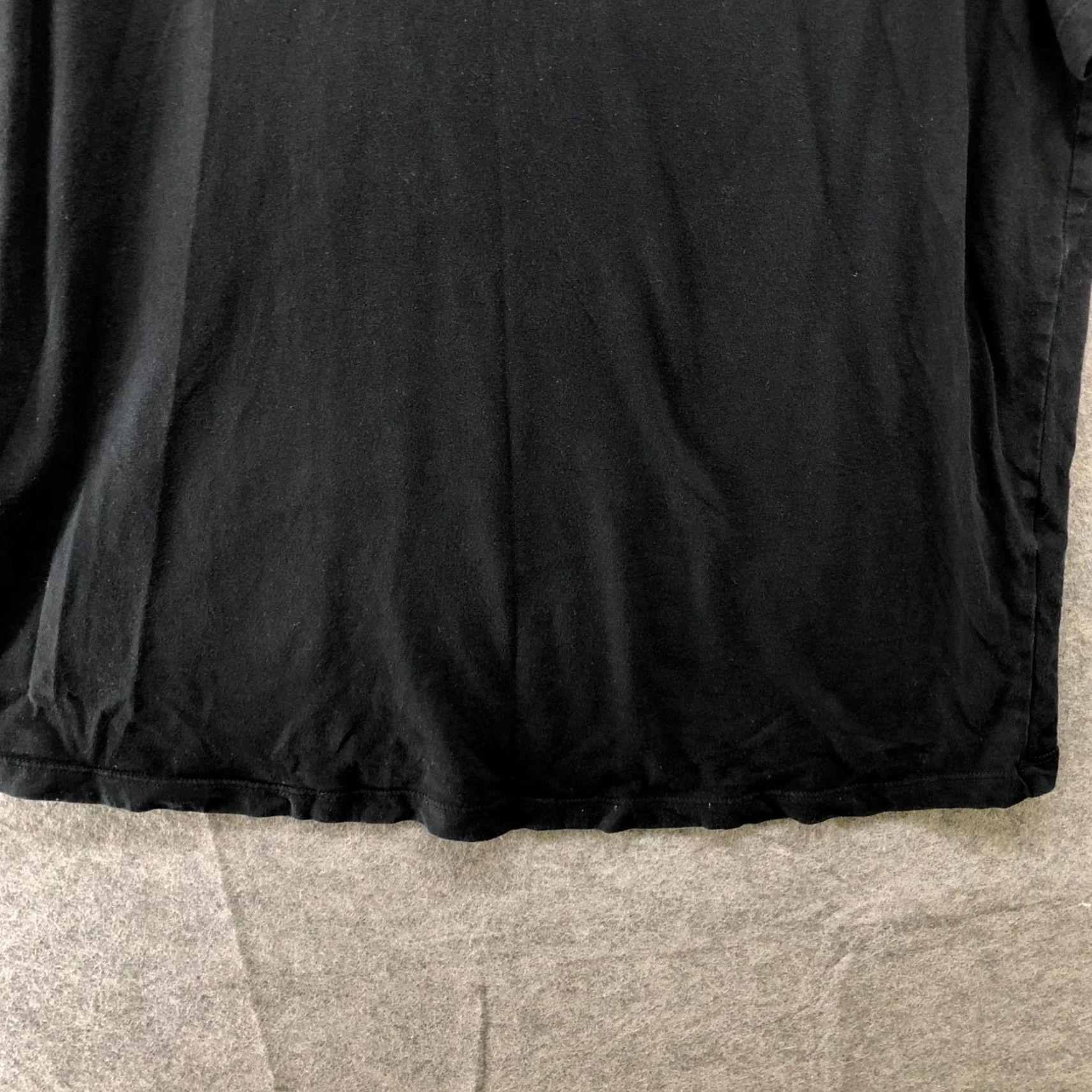 Asos VINTAGE ASOS Women's Black Organic Cotton Crew Neck T-Shirt Short Sleeve Medium Womens Size M / US 6-8 / IT 42-44 - 4 Thumbnail