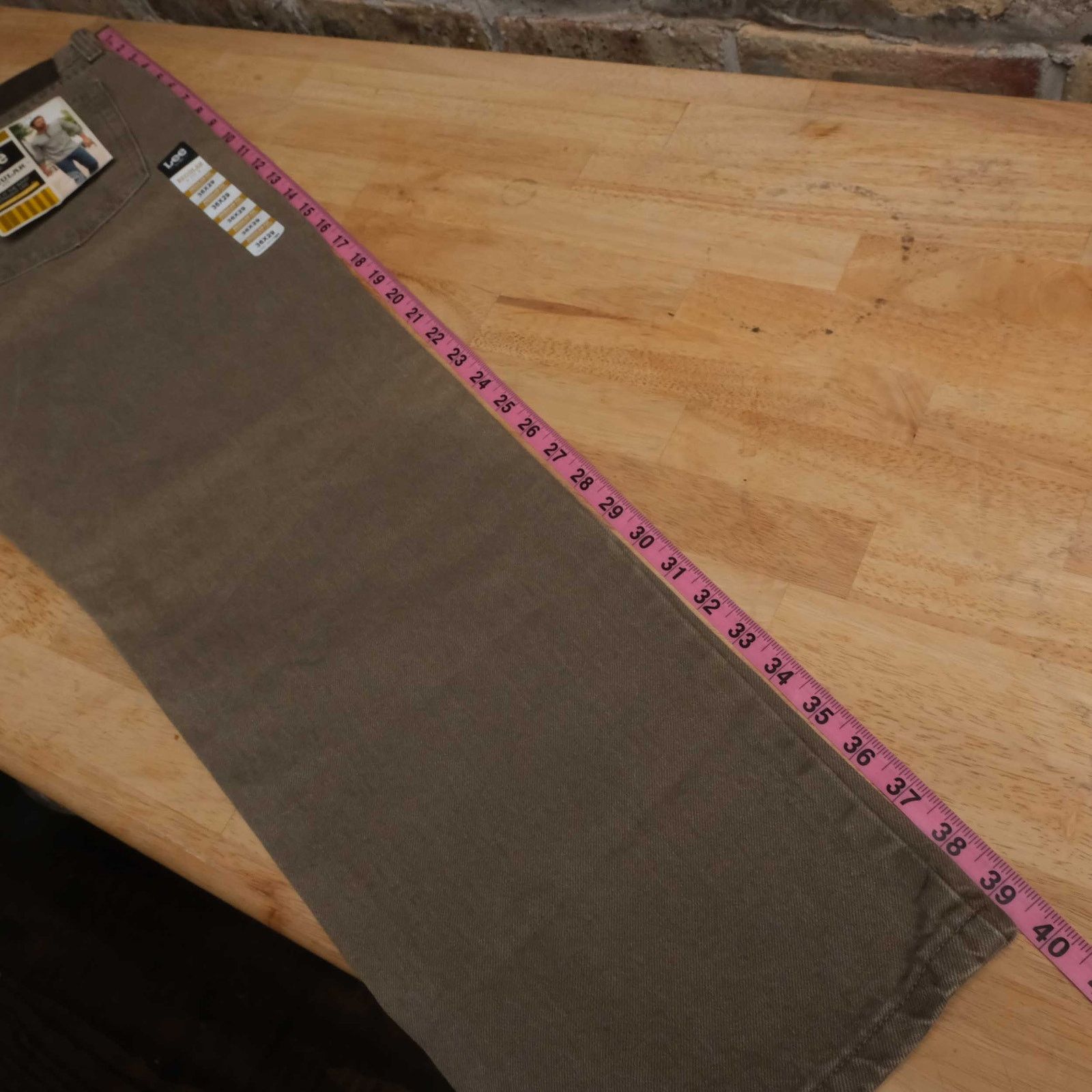 Lee VTG NWT Lee Straight Leg Brown Jeans 36x29 Size US 36 / EU 52 - 10 Thumbnail