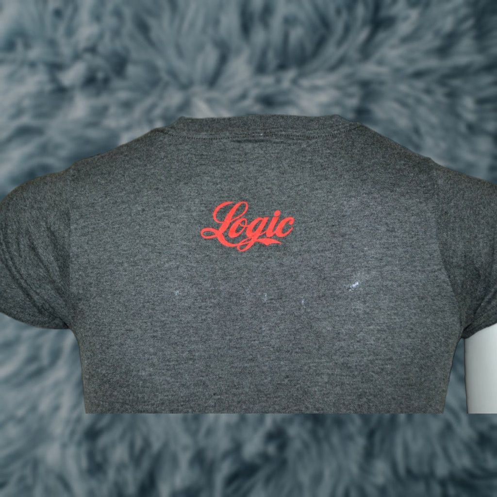Vintage Logic Everybody T Shirt Womens Medium Gray 100% Cotton Short Sleeve Juniors Graphic Tee Hip Hop 2017 Moms? Size M / US 6-8 / IT 42-44 - 1 Thumbnail