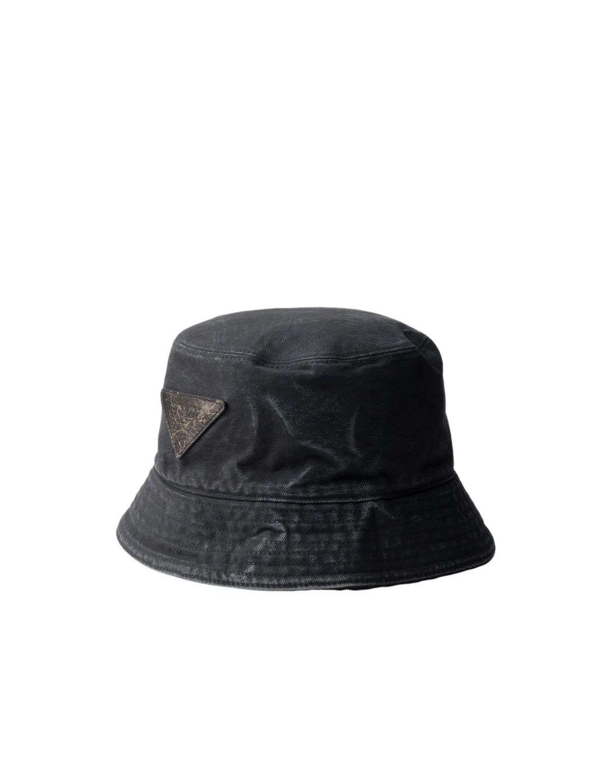 Prada PRADA Men's Black Cotton Bucket Hat New And Authentic Size ONE SIZE - 1 Thumbnail