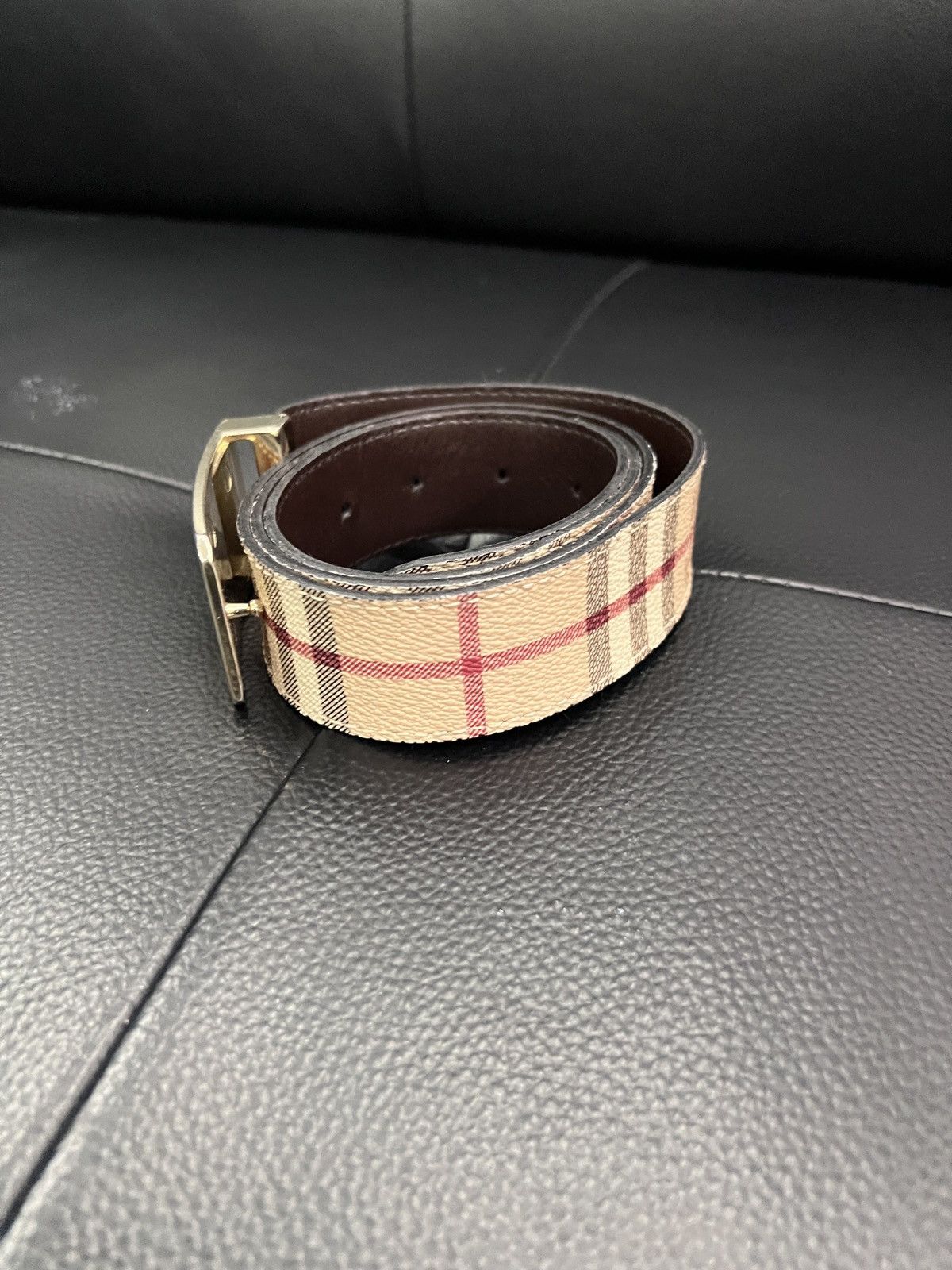 Burberry Burberry Equestrian Knight Check Belt Size ONE SIZE - 5 Thumbnail
