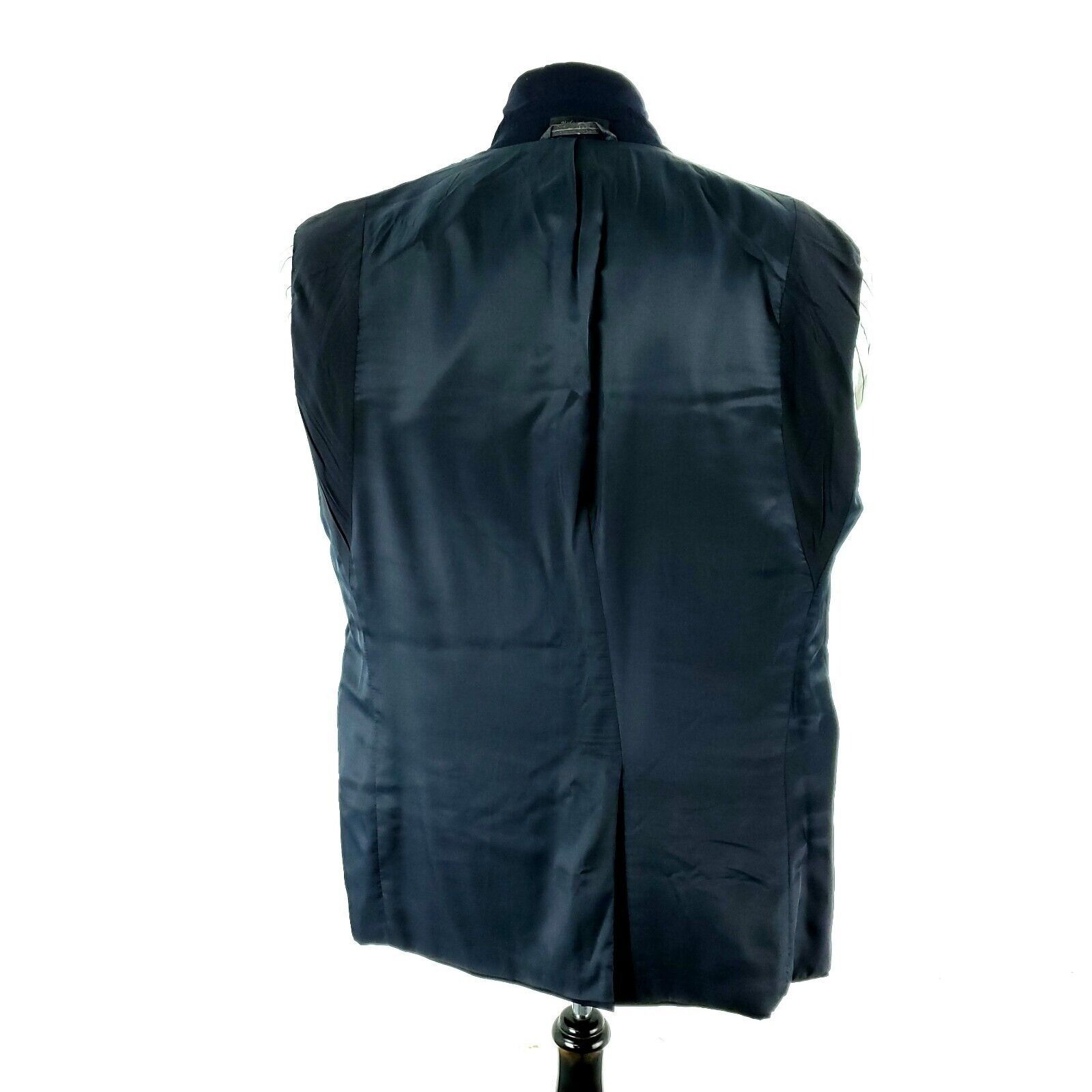 Lauren Ralph Lauren Lauren Ralph Lauren Wool 2 Button Blazer 40R Solid Blue Size 40R - 11 Thumbnail
