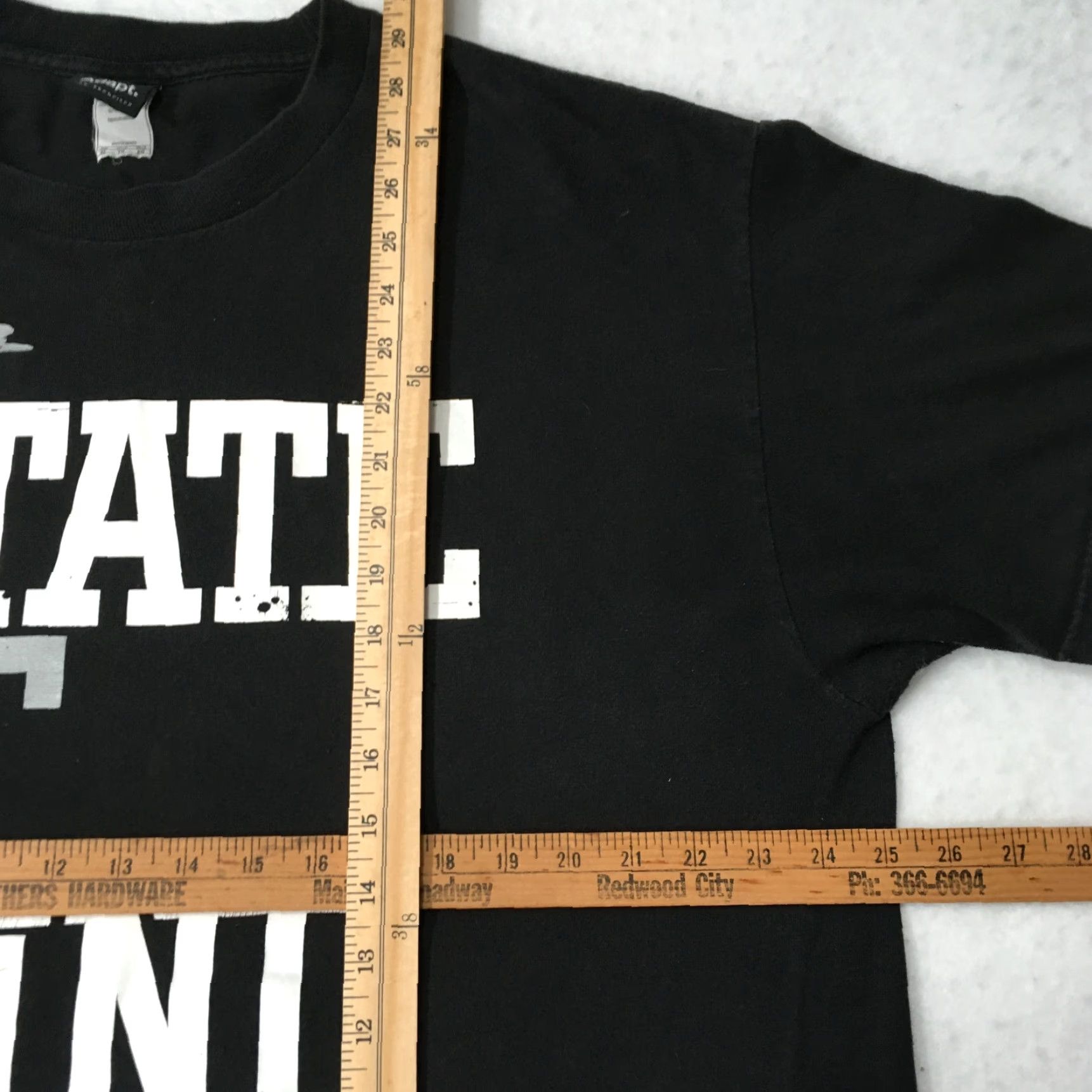 Vintage RARE Adapt STATE OF MIND TOUR SHIRT XL Double-Sided Black Men T-Shirt Size US XL / EU 56 / 4 - 5 Thumbnail