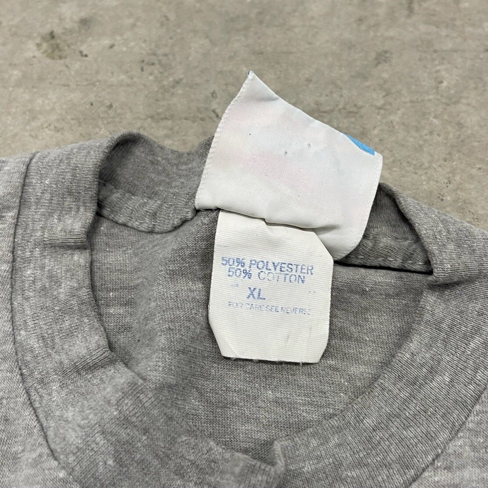 Hanes × Vintage Vintage 80s Golds Gym "Flys" Bodybuilding Gray T Shirt GRAIL Size US XL / EU 56 / 4 - 6 Thumbnail