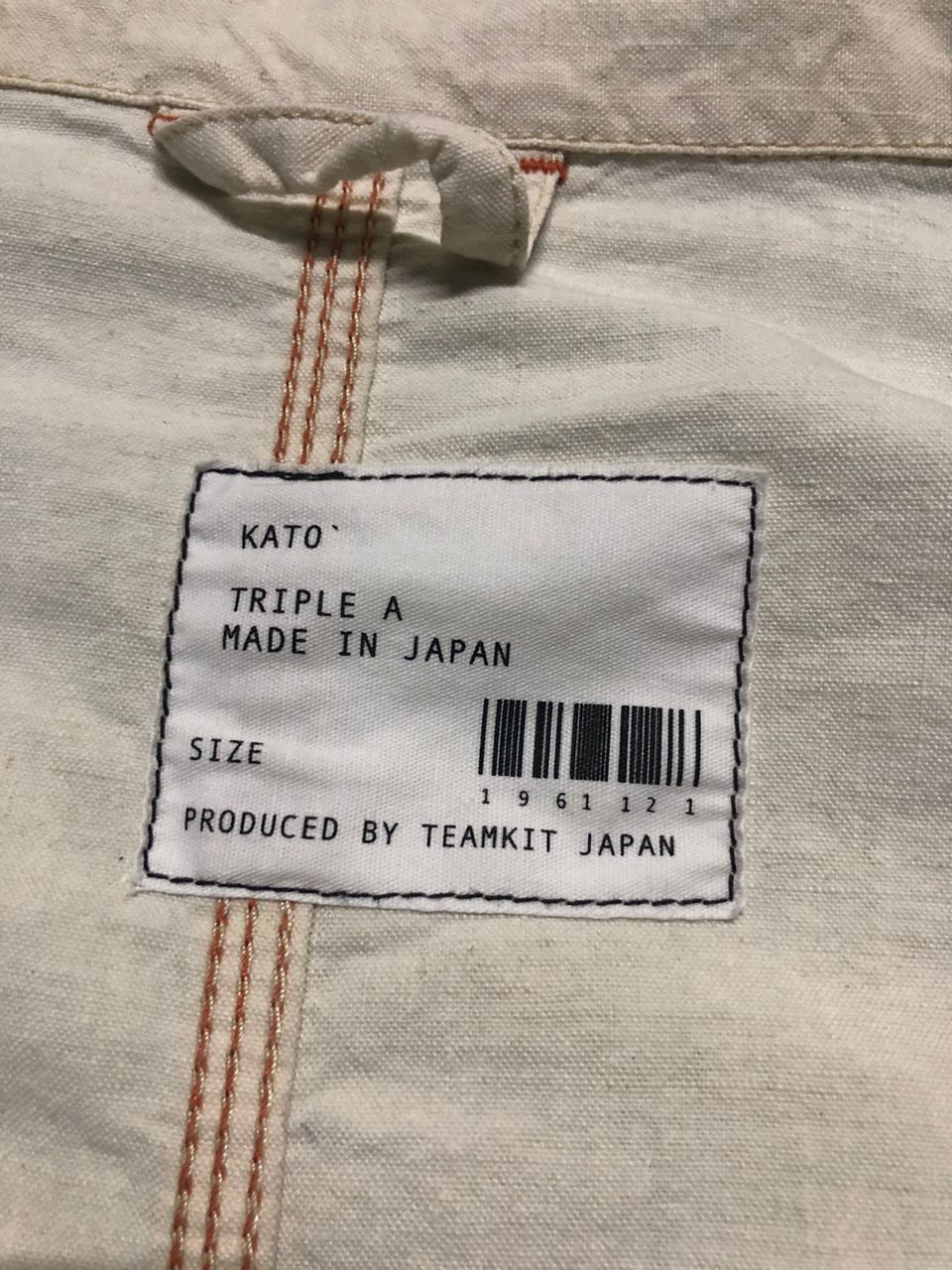 Japanese Brand Vintage Triple A by Kato Japan Workers Jacket Cotton Size US M / EU 48-50 / 2 - 16 Thumbnail