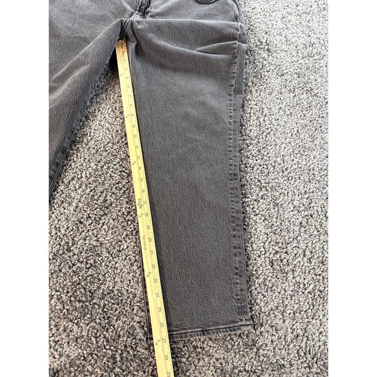 Madewell Madewell Jeans Womens Size 36 Regular 27 Black High Rise 5-Pocket Denim Straight Vintage-Style 90s Bohemian Preppy Size 25" / US 0 / IT 36 - 2 Thumbnail