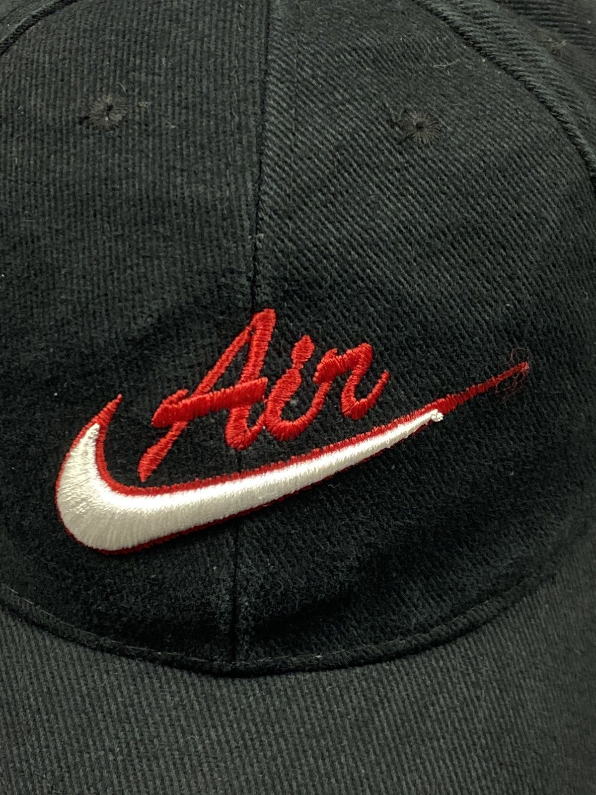 Nike × Vintage Vintage 90s Nike Big Logo Swoosh Drill Cap Hats Size ONE SIZE - 4 Thumbnail