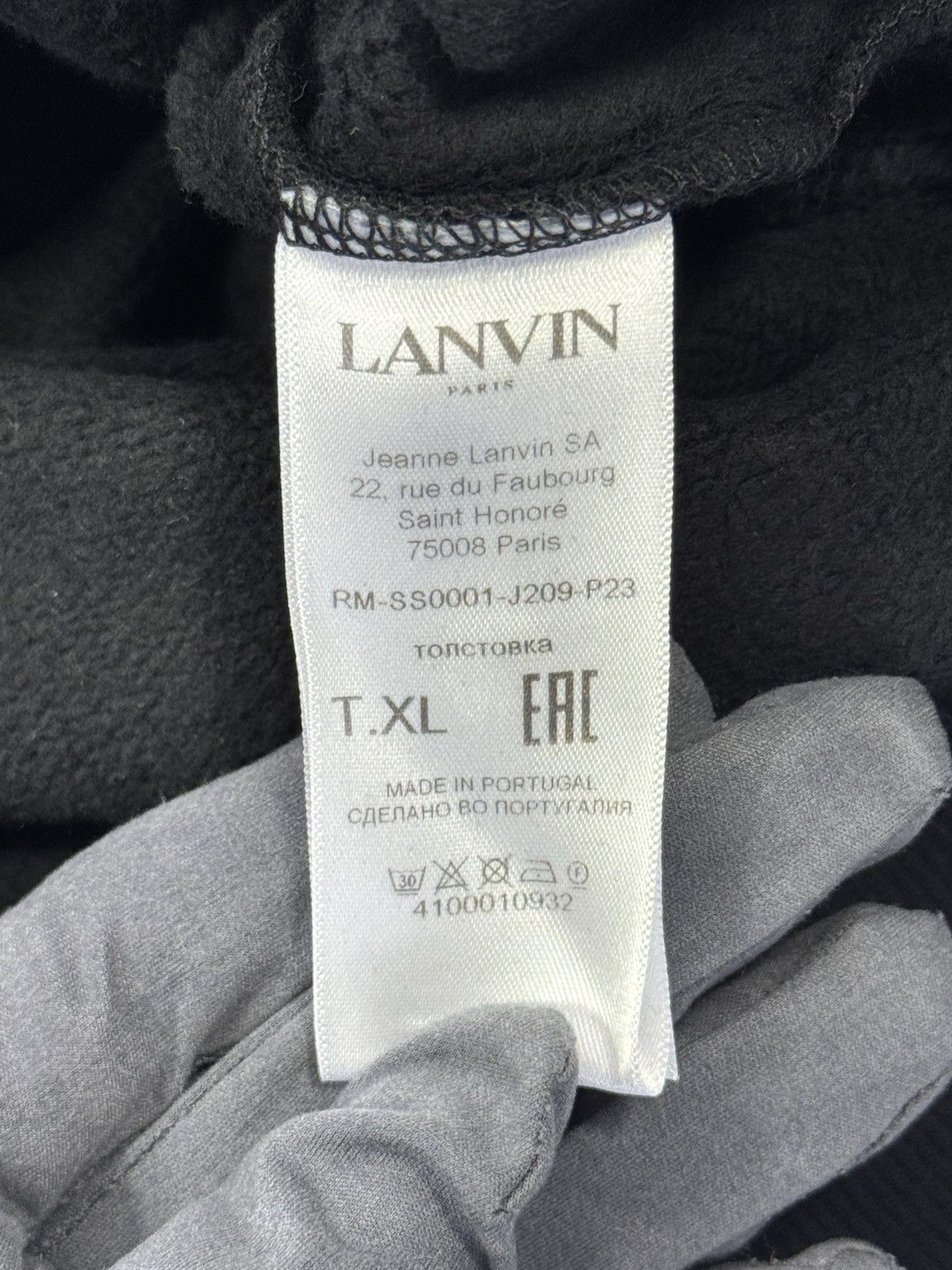Lanvin LOGO EMBROIDERED SWEATER Size US XL / EU 56 / 4 - 7 Thumbnail