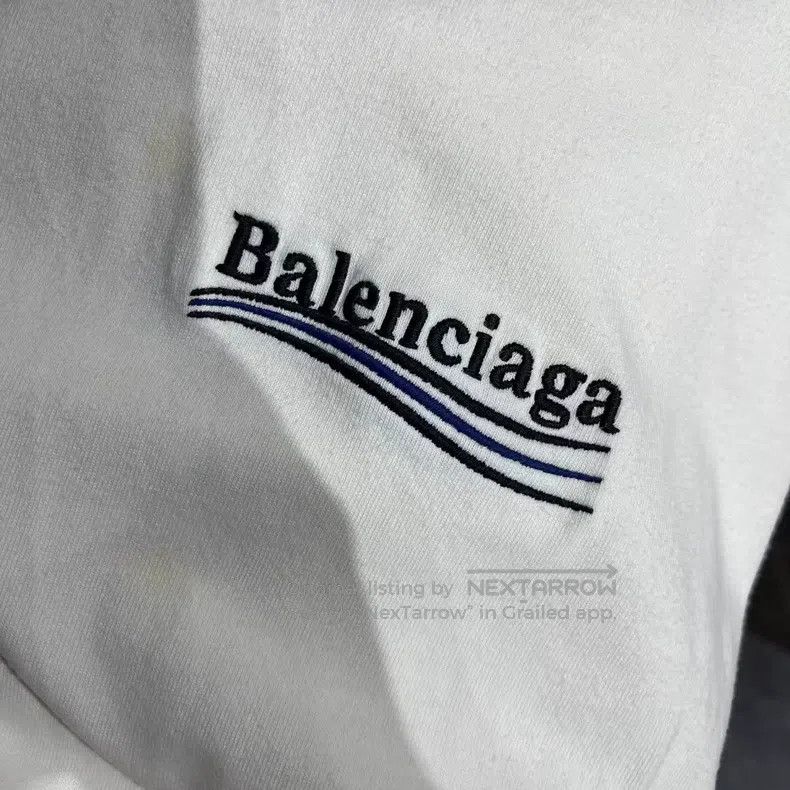Balenciaga Balenciaga Black blue Coke embroidery short sleeve Size US M / EU 48-50 / 2 - 3 Thumbnail