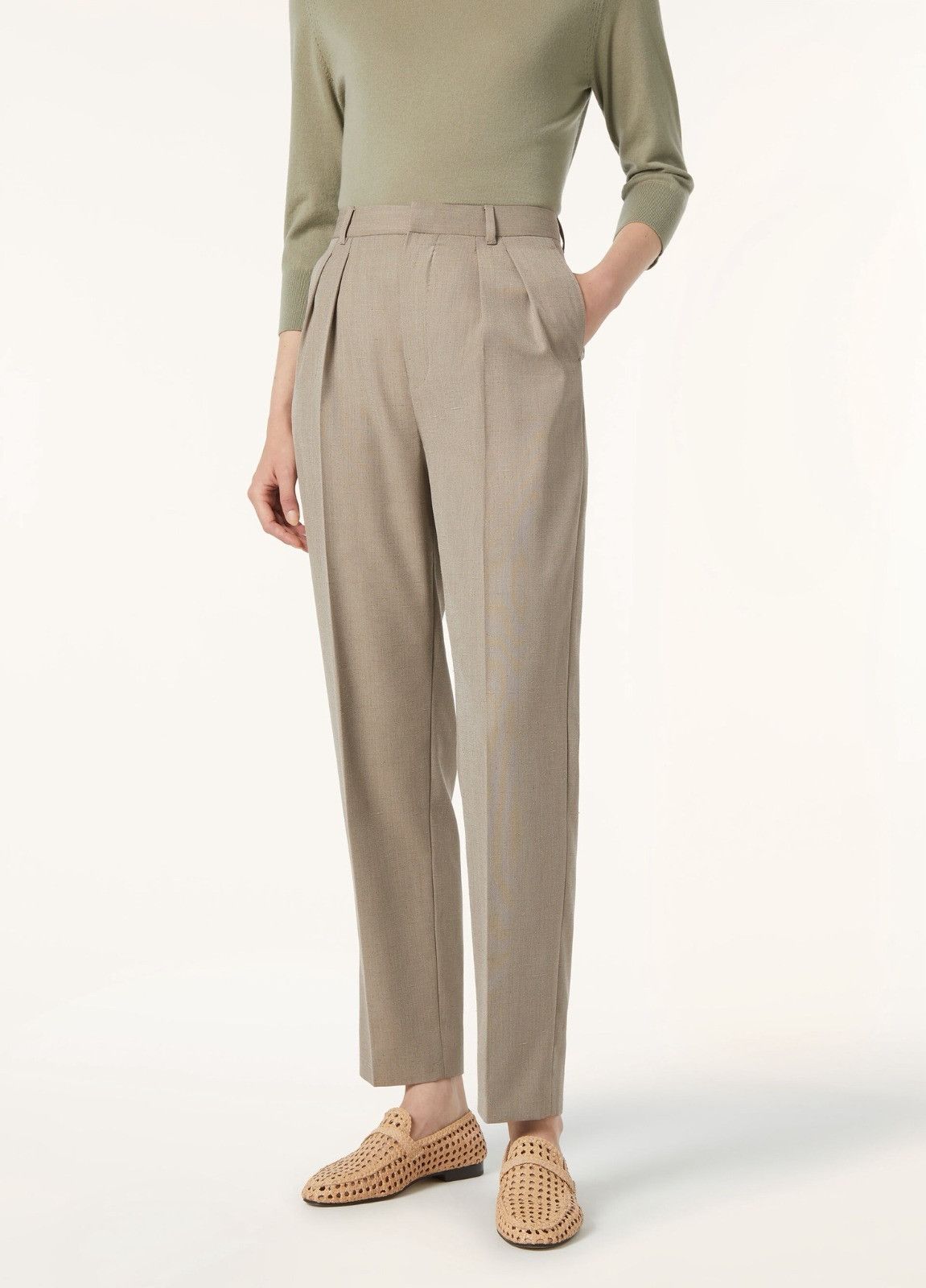 Loro Piana o1srvl11e0526 FAP2802 Cuddy Pant in Light Beige Size 27" / US 4 / IT 40 - 5 Thumbnail