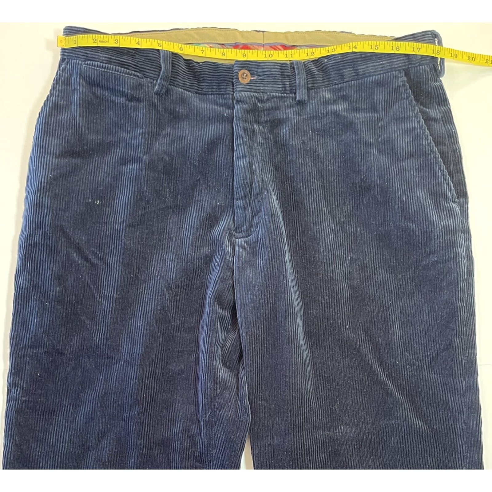 Polo Ralph Lauren VINTAGE Polo Ralph Lauren Pants Corduroy 36 Regular Blue Chino 30in Inseam Mens Size US M / EU 48-50 / 2 - 5 Thumbnail