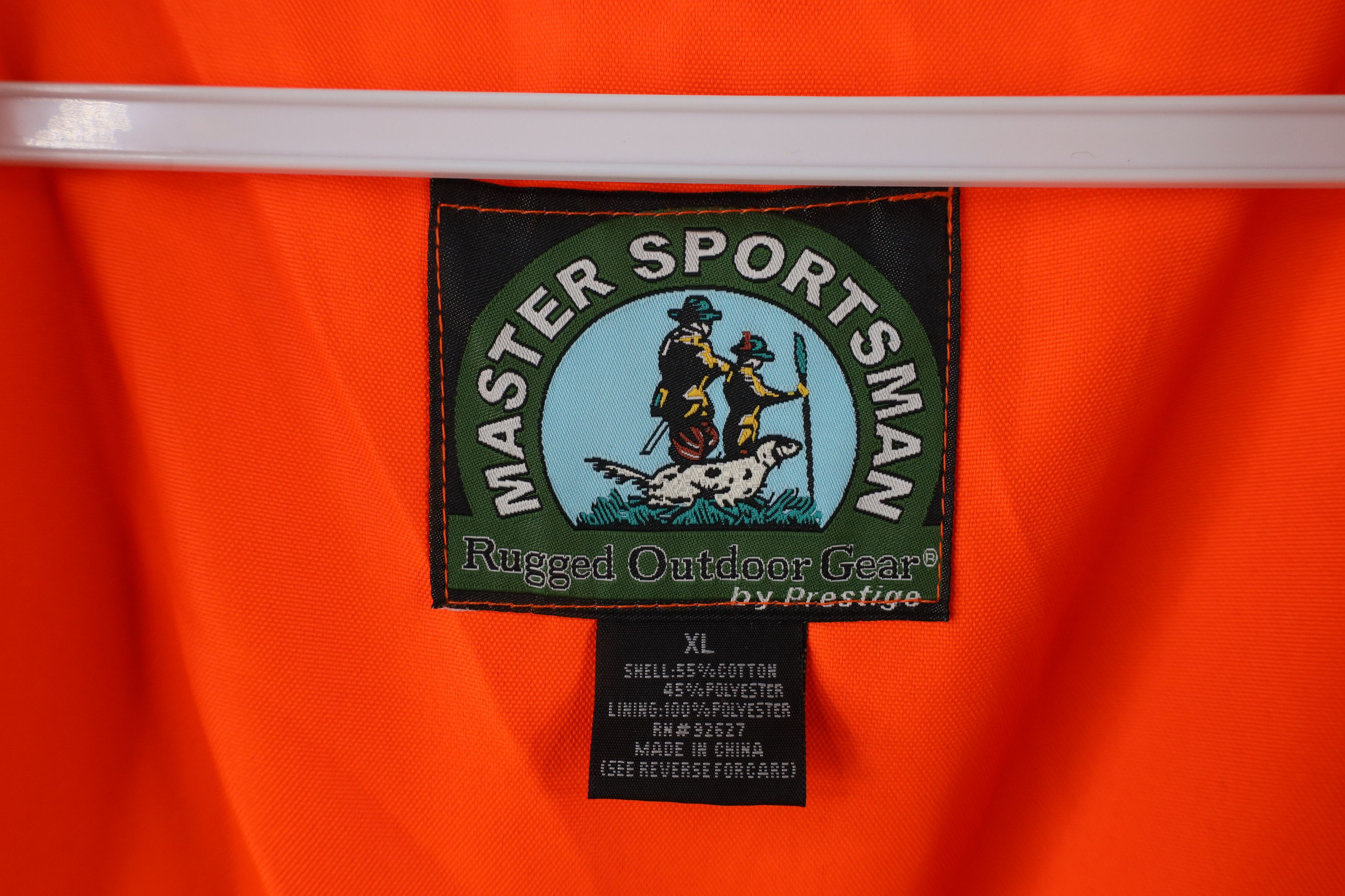 Vintage Vintage 90s Streetwear Shooting Vest Jacket Blaze Orange Size US XL / EU 56 / 4 - 8 Thumbnail
