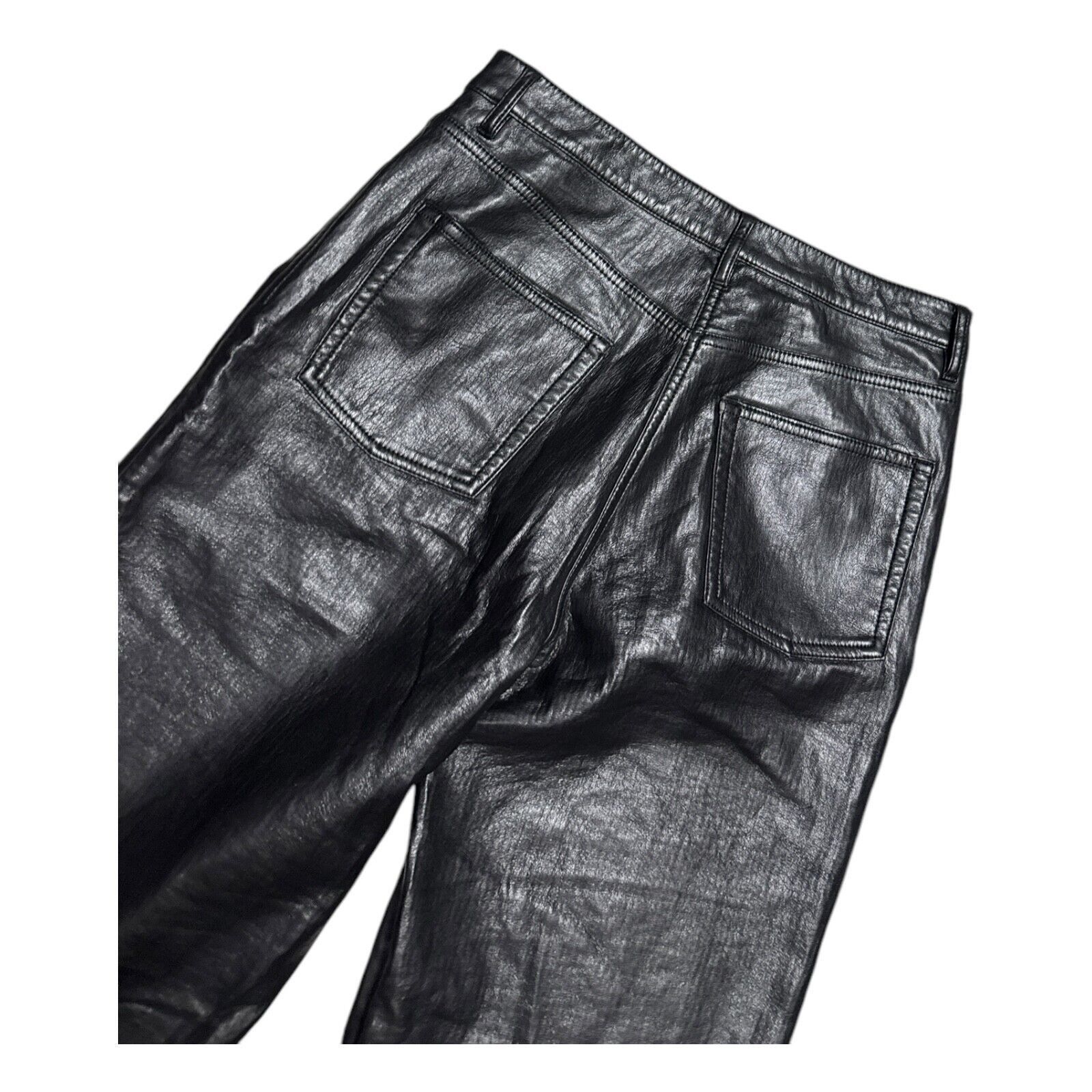 Aritzia WILFRED Aritzia VEGAN FAUX LEATHER Designer Shiny Pants 4 Size 28" / US 6 / IT 42 - 5 Thumbnail