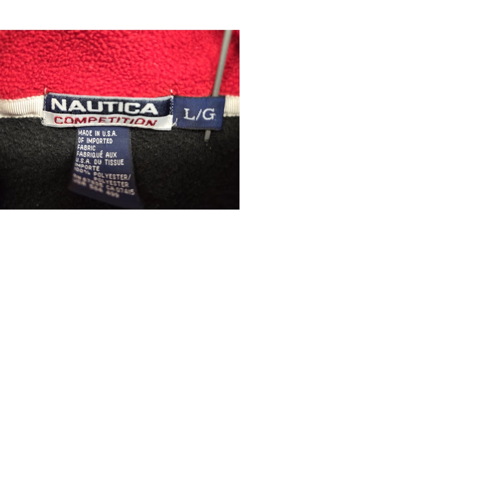 Nautica VINTAGE Nautica Competition Fleece Pullover Mens Large Black 1/4 Zip USA 90s Size US L / EU 52-54 / 3 - 9 Thumbnail