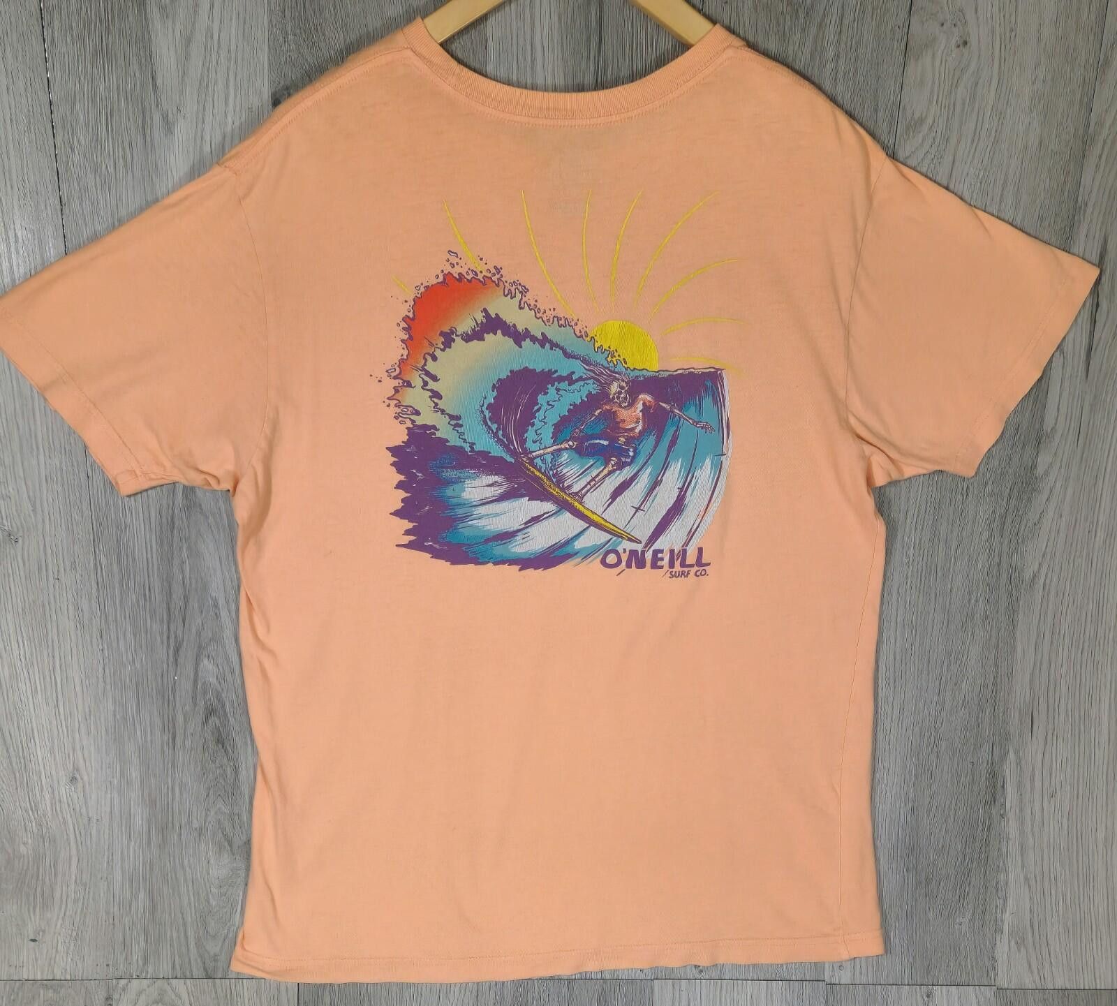 O'Neill O'Neill Surf T Shirt Men’s Size Large Graphic Peach #3 Size US L / EU 52-54 / 3 - 1 Thumbnail
