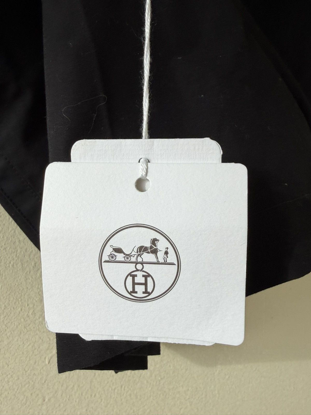 Hermes Hermes Cotton Craquant Black Women’s Black Short Size 25" / US 0 / IT 36 - 9 Thumbnail