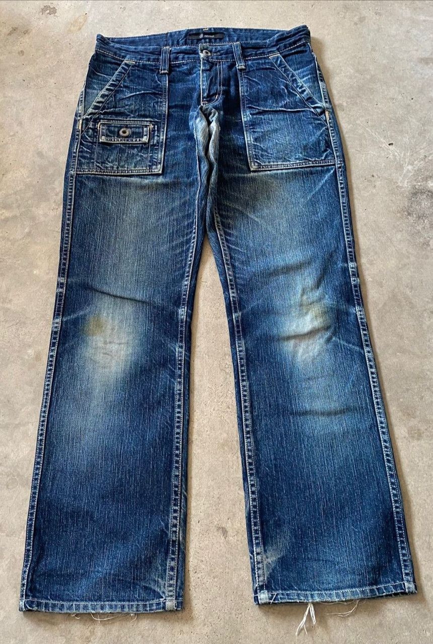 Johnbull Vintage Johnbull Bushpant Japanese Brand Distressed Denim Size US 31 - 1 Thumbnail