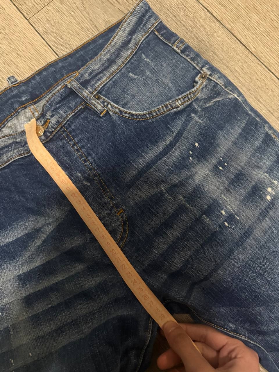 Dsquared2 Dsquared2 Jeans Mens Size 50 Blue Distressed Avant-Garde Size US 34 / EU 50 - 10 Thumbnail