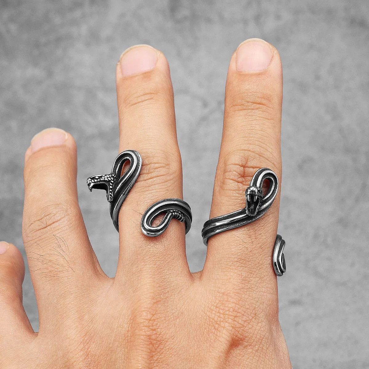 Jewelry Ferocious Snake Ring Size ONE SIZE - 3 Thumbnail