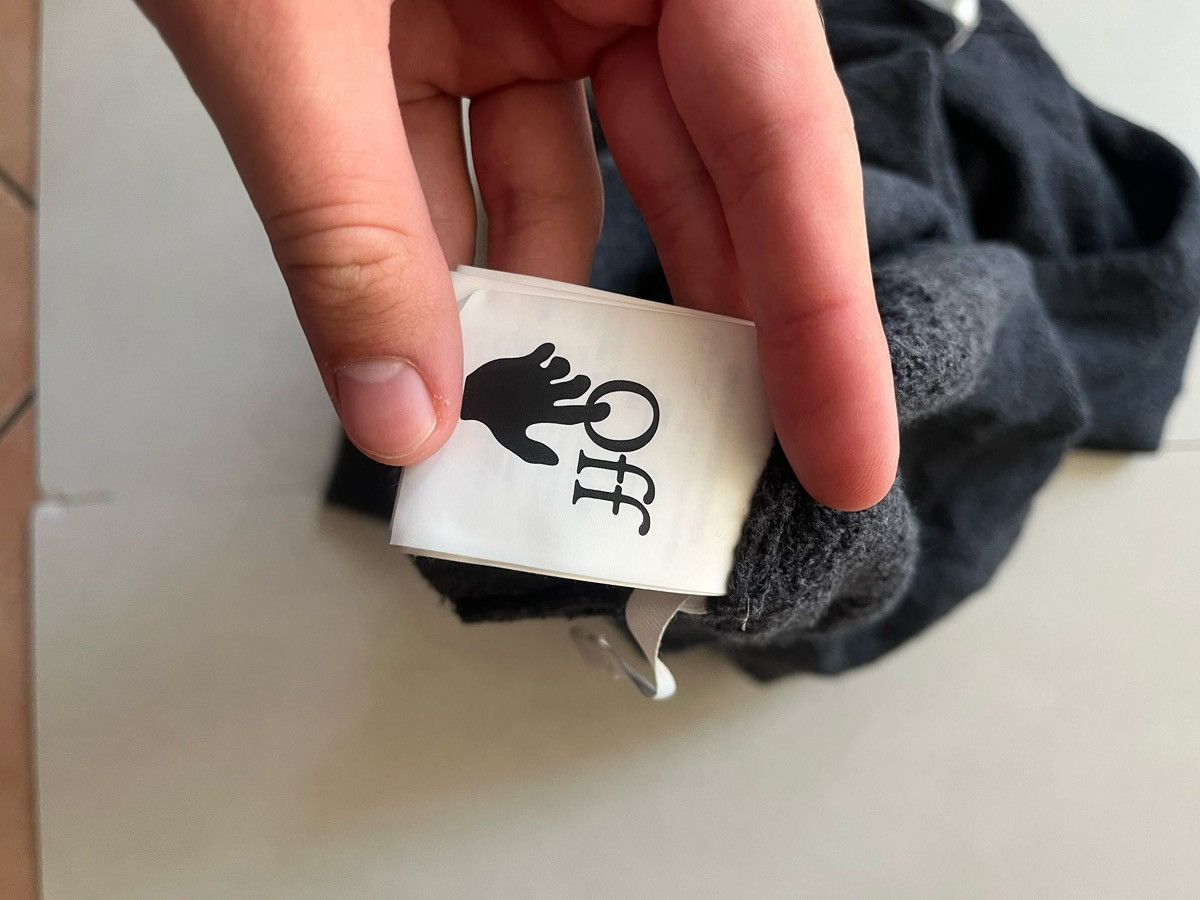 Off-White Knit Hoodie Off white Graffiti Size US M / EU 48-50 / 2 - 5 Thumbnail