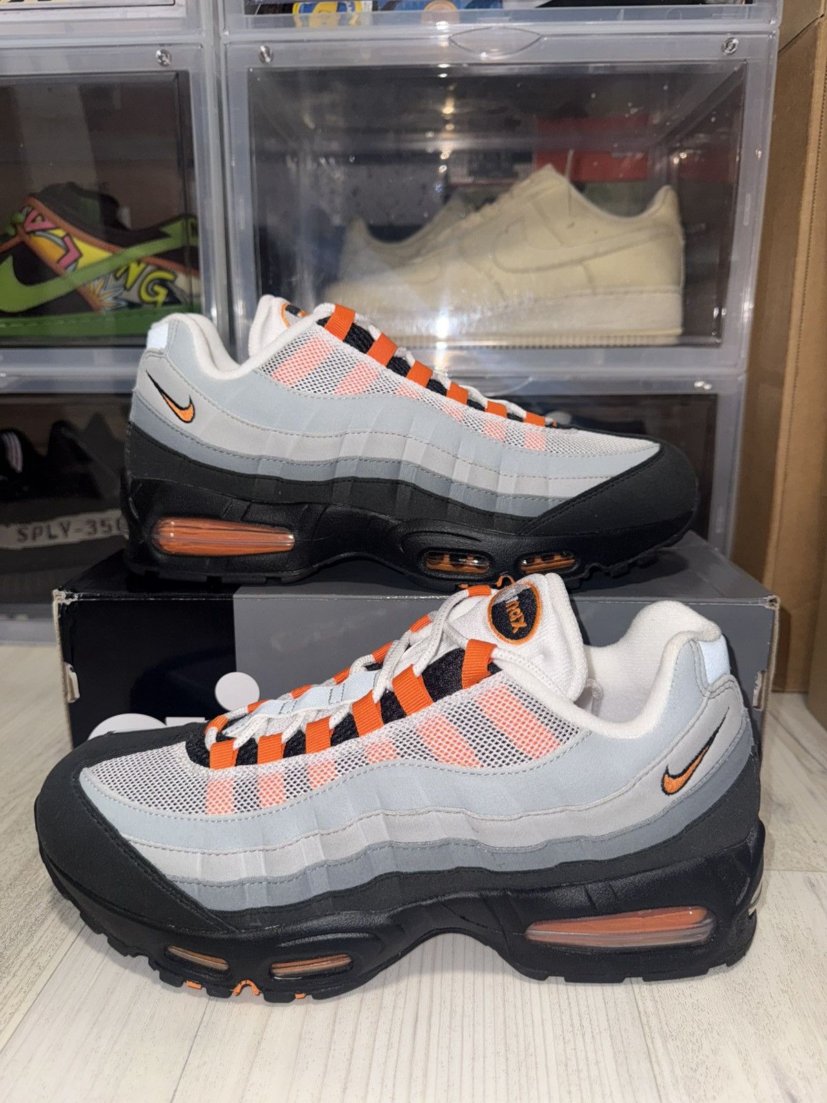 Nike Air Max 95 OG Big Bubble Bright Mandarin Orange Size US 10 / EU 43 - 2 Thumbnail