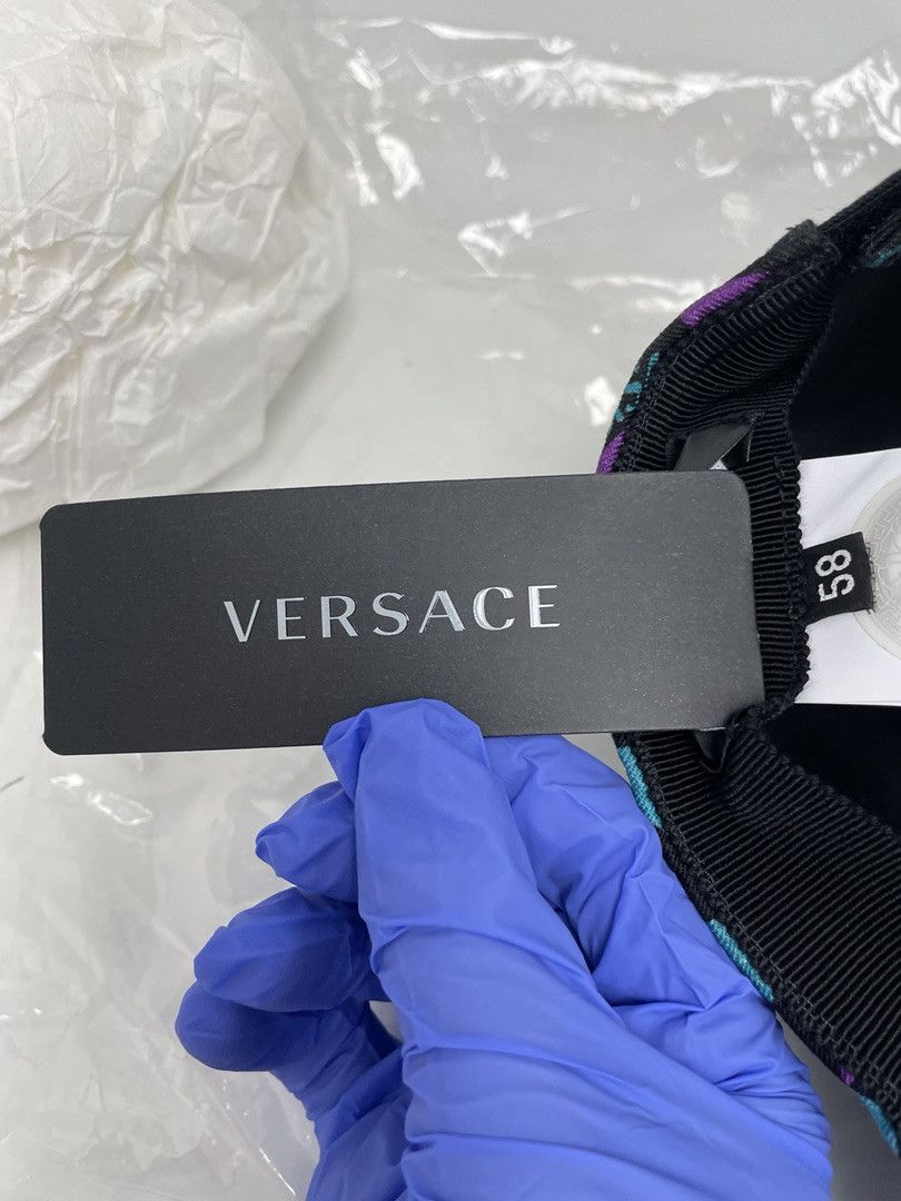 Versace VERSACE La Greca Monogram Baseball Cap Size ONE SIZE - 8 Thumbnail