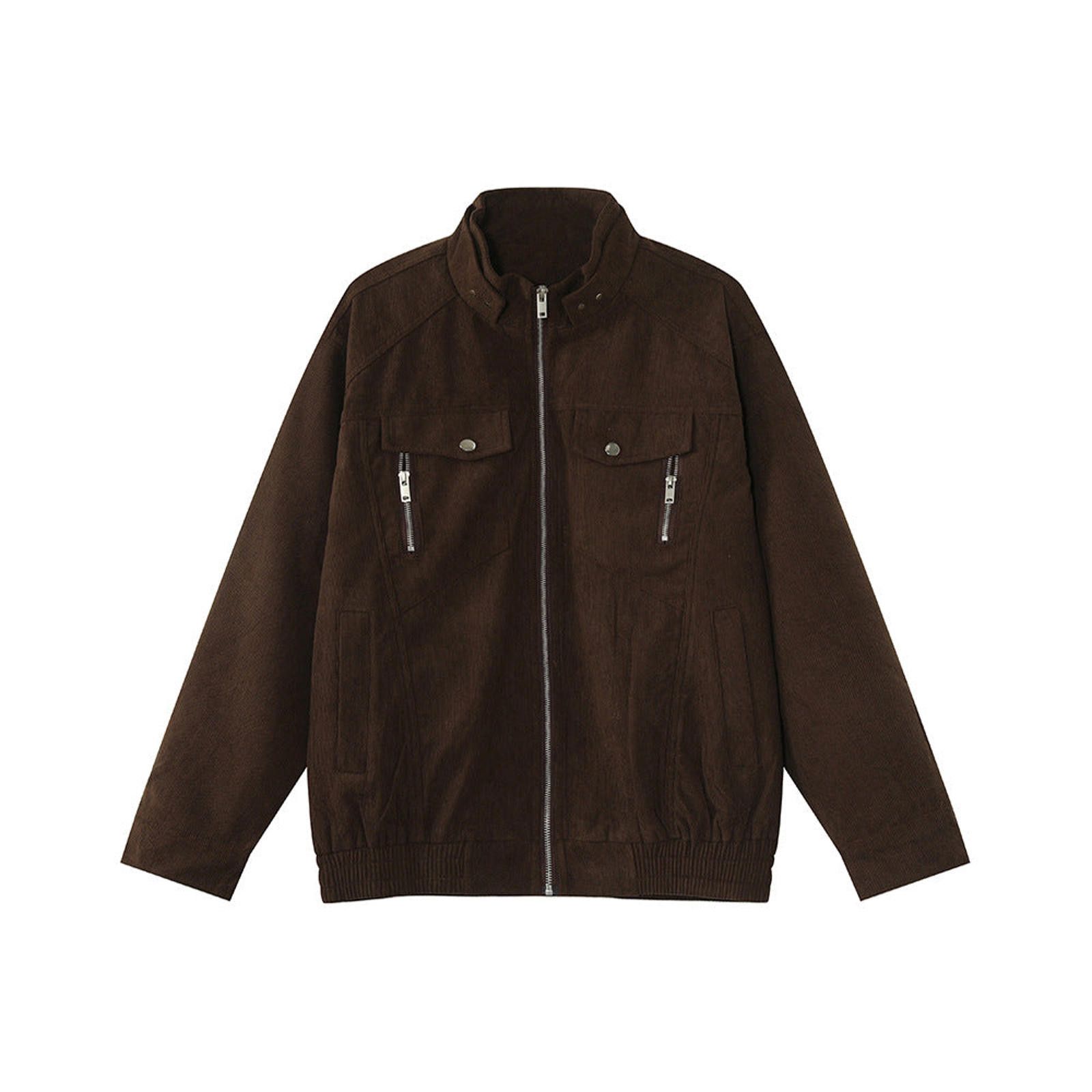 Vintage Utility Jacket with Zip Pockets, Casual Fit Size US M / EU 48-50 / 2 - 5 Thumbnail