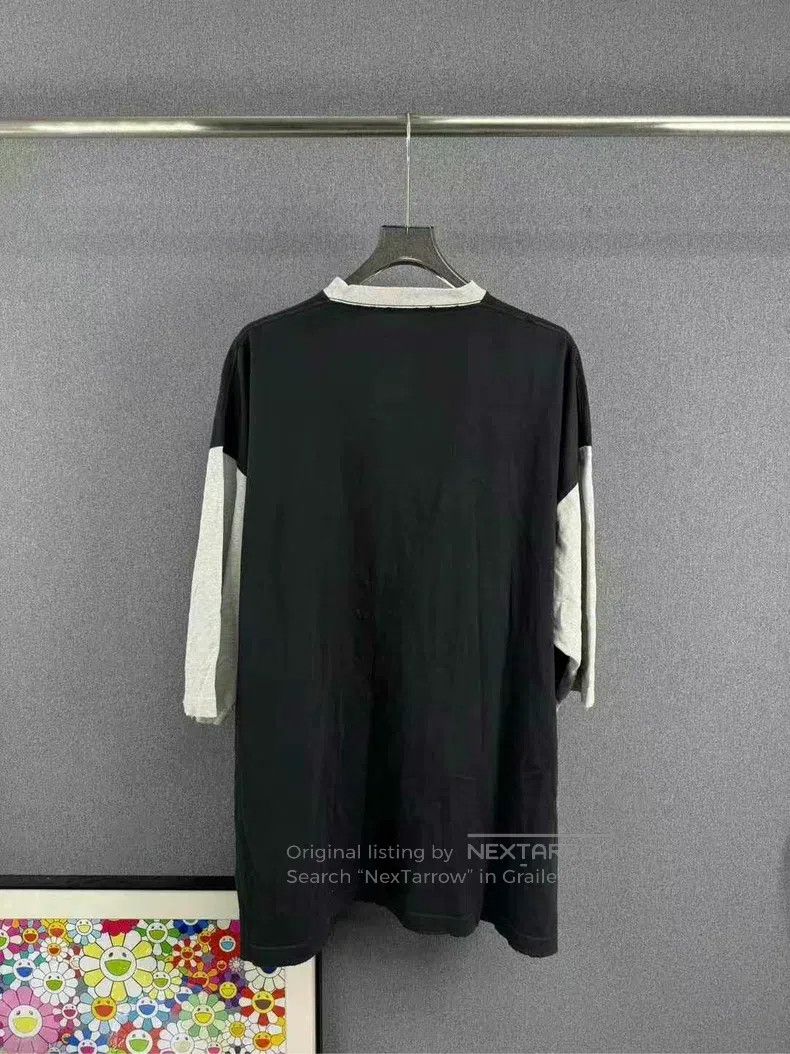 Balenciaga Balenciaga Double Ring Patch Short Sleeve Size US M / EU 48-50 / 2 - 2 Thumbnail