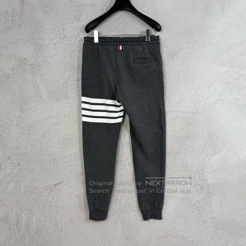 Thom Browne Thom Browne size 1 Grey Knit Track Pants Size US 30 / EU 46 - 1 Thumbnail