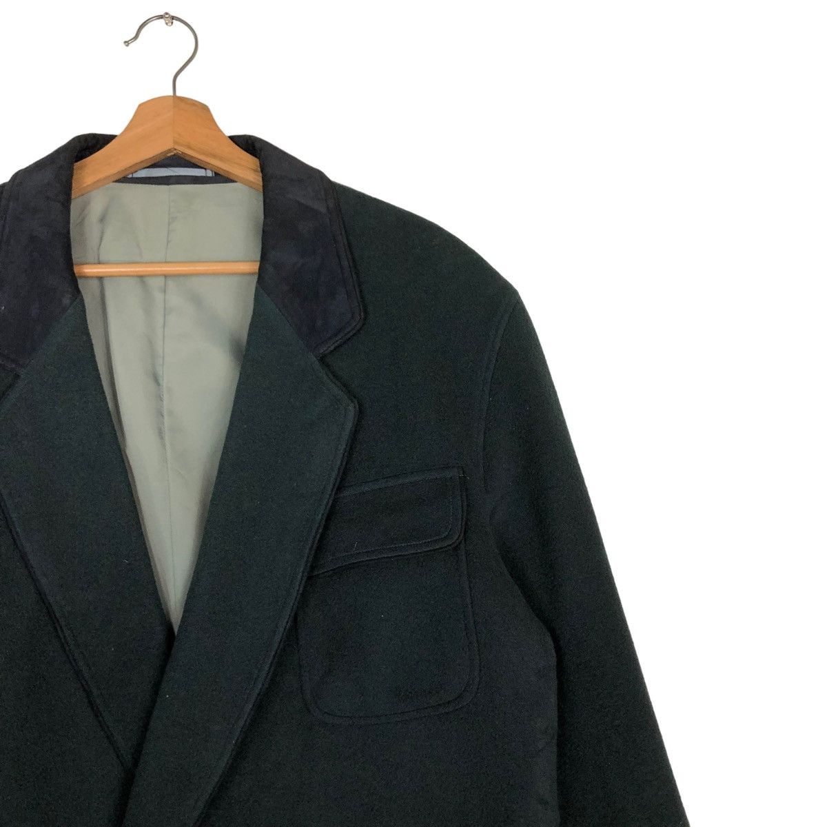 Japanese Brand 🔥VINTAGE LANVIN STUDIO PARIS WOOL DOUBLE COLLAR Size US M / EU 48-50 / 2 - 6 Thumbnail