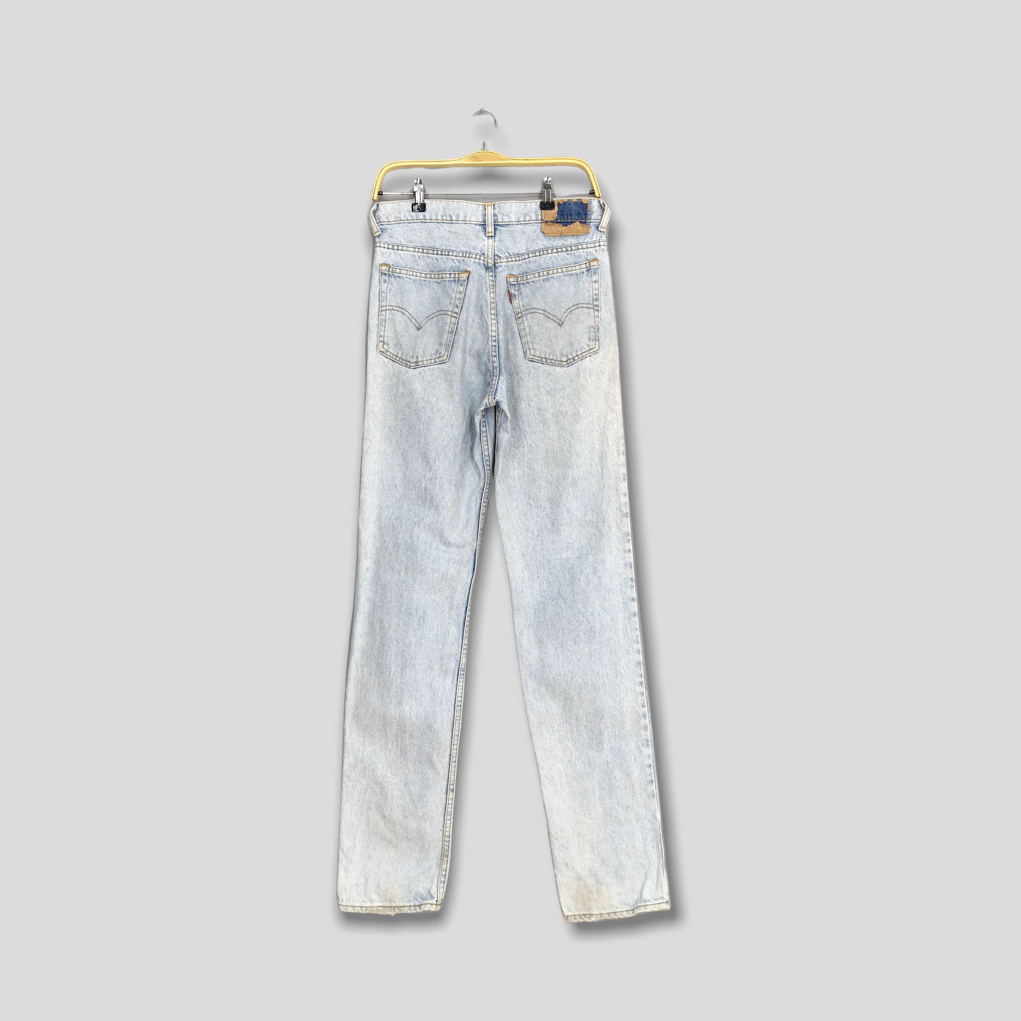 Levi's Size 29x32 Vintage Levi's 505 Pale Blue Slim Fit Jeans S178 Size US 29 - 9 Thumbnail