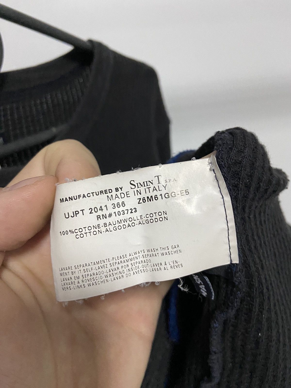 Armani × Vintage Armani jeans AJ Big logo sweater vintage sleeve knitted Size US M / EU 48-50 / 2 - 4 Thumbnail