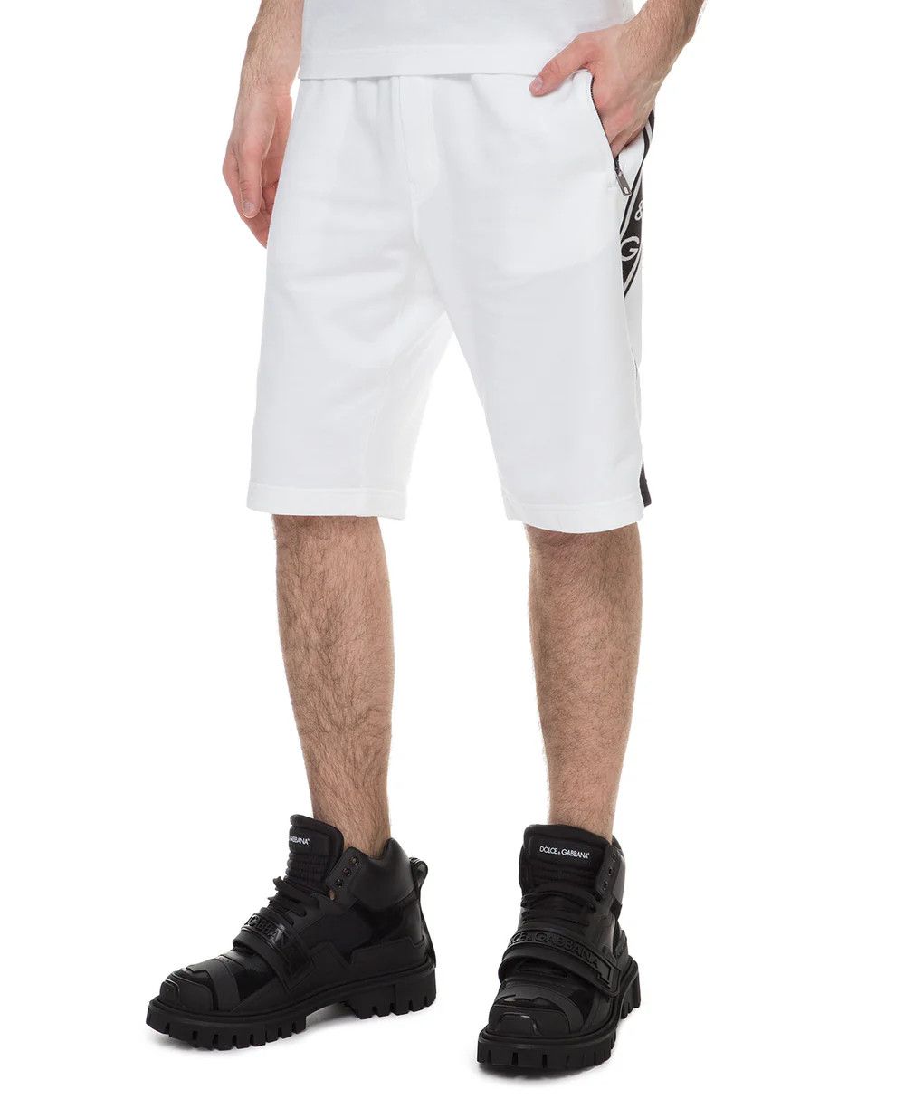 Dolce & Gabbana o1y1224 Short in White/Black Size US 34 / EU 50 - 3 Thumbnail