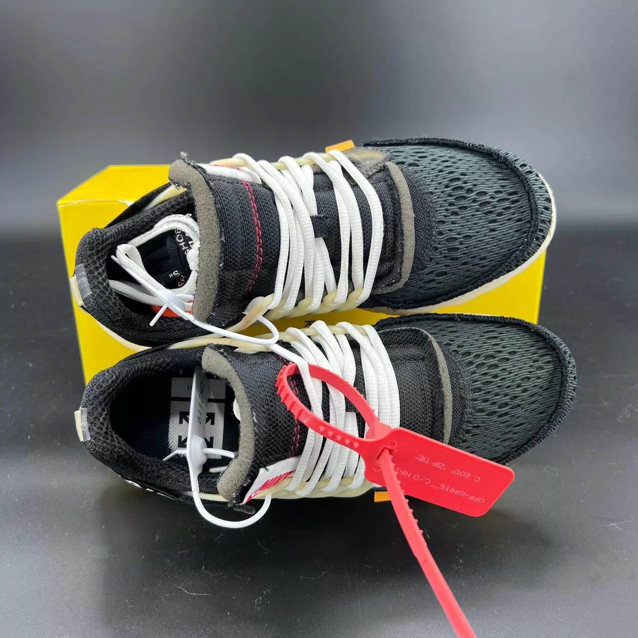 Nike Off-White Presto OG Black/White 40 Near Mint Box & Extras Size US 7 / EU 40 - 5 Thumbnail