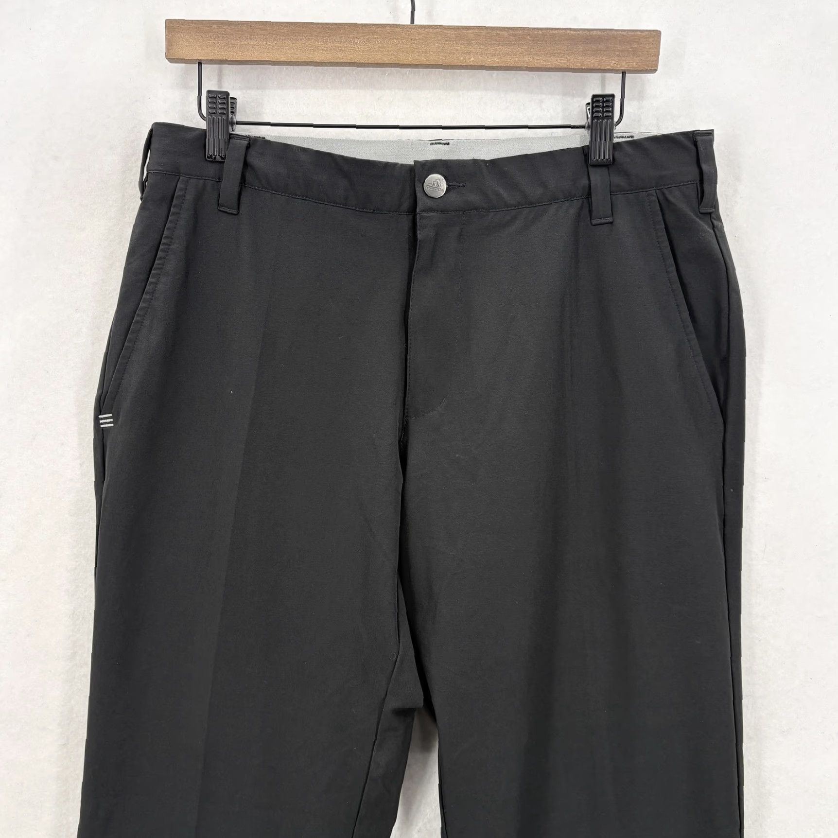 Adidas Adidas Ultimate 365 Golf Pants Mens 32x32 Black Stretch Tapered Straight Leg Performance Khakis Pants Mens Black 32 Regular Size US 32 / EU 48 - 2 Thumbnail