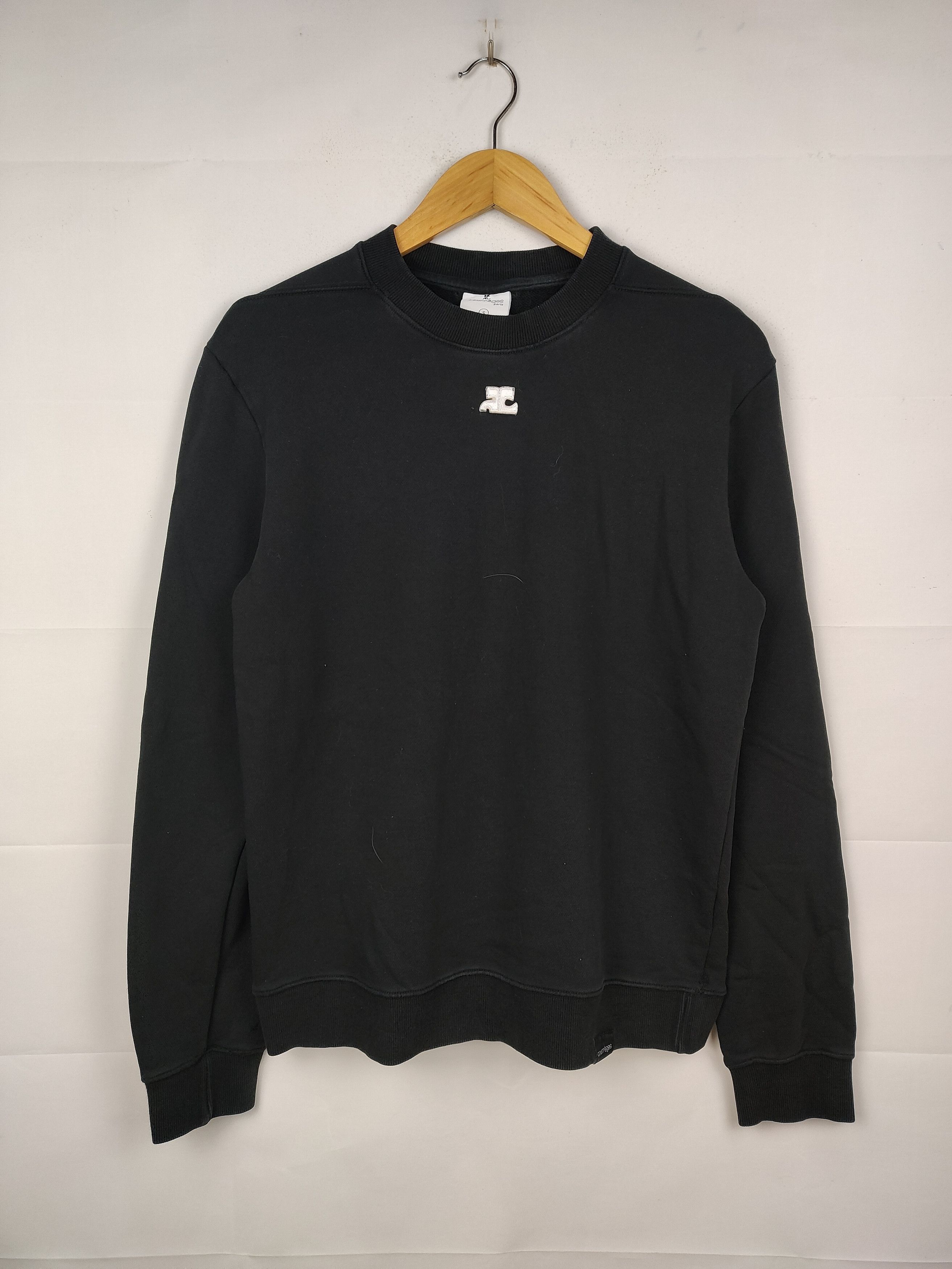 Courreges Courreges Paris Centre Logo Sweatshirt Size US S / EU 44-46 / 1 - 1 Thumbnail