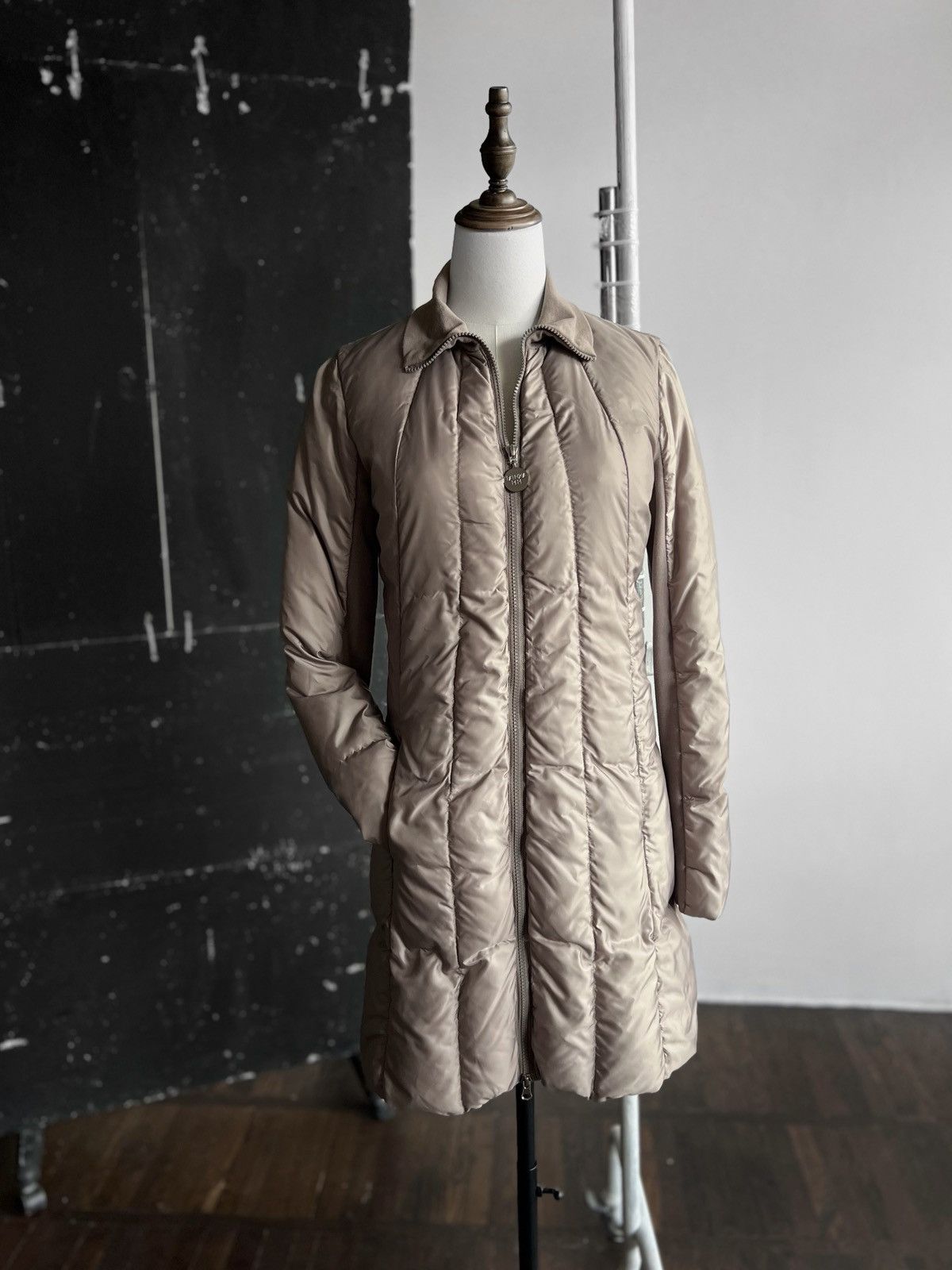 Patrizia Pepe Patrizia Pepe Womens Premium Goose Down Jacket Full Zip Size S / US 4 / IT 40 - 2 Thumbnail