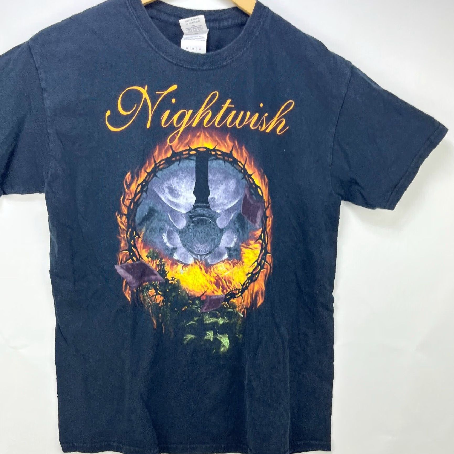 Vintage VINTAGE Nightwish T-Shirt Men M Black - Nightwish Band T-Shirt Medium Men Vintage Nightwish Shirt M Black Size US M / EU 48-50 / 2 - 2 Thumbnail