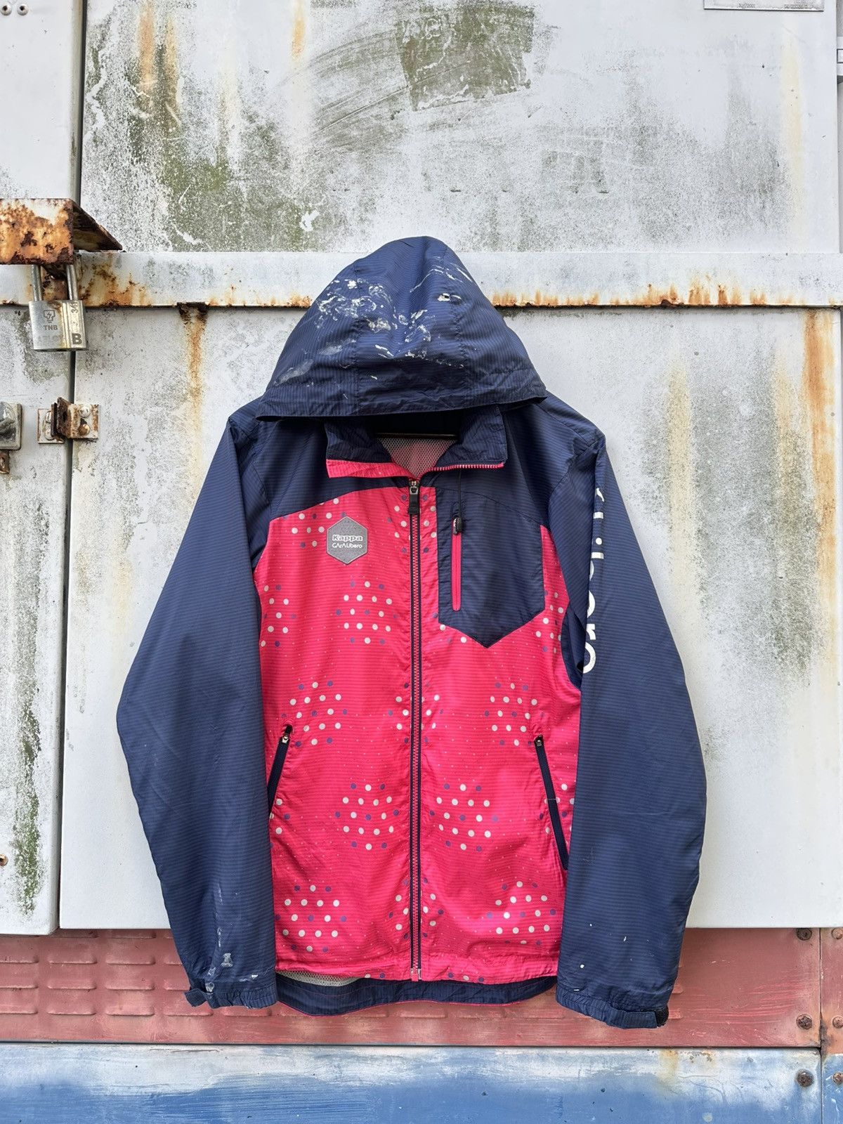 Kappa Kappa Garalibero Paint Splatter Hooded Jacket Size US M / EU 48-50 / 2 - 2 Thumbnail
