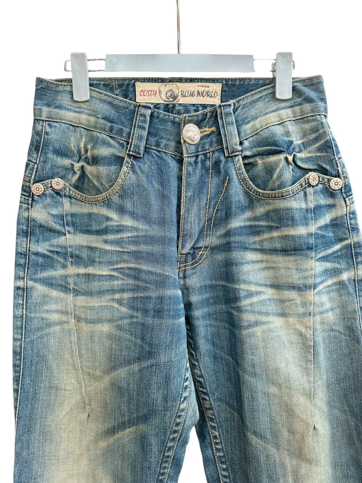 If Six Was Nine 💥Costy Brand💥 Costy Blue Words Streetwear Style💥 Size US 28 / EU 44 - 7 Thumbnail