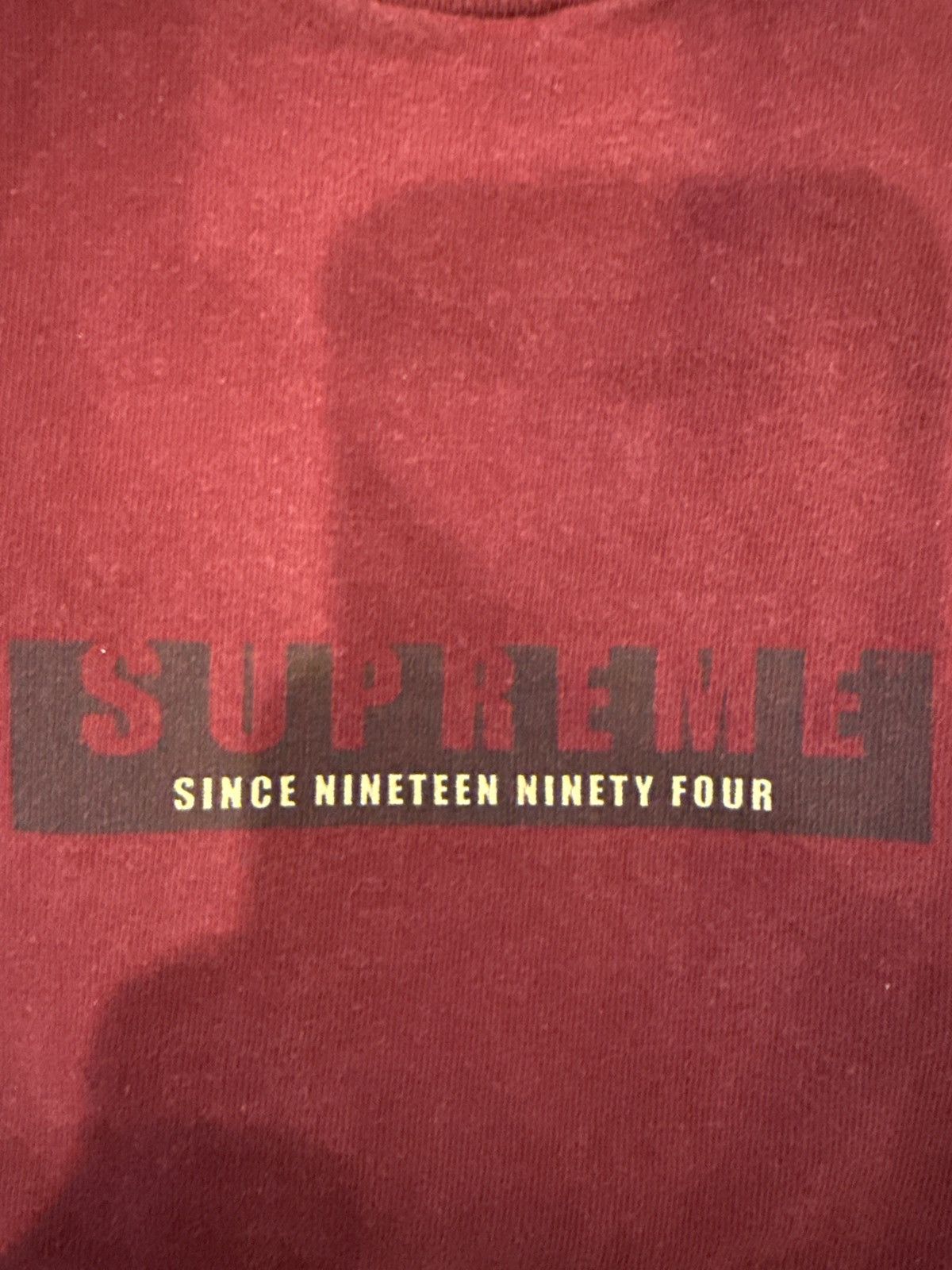 Supreme Supreme Since 1994 LS Long-Sleeve Tee Burgundy Size US M / EU 48-50 / 2 - 3 Thumbnail