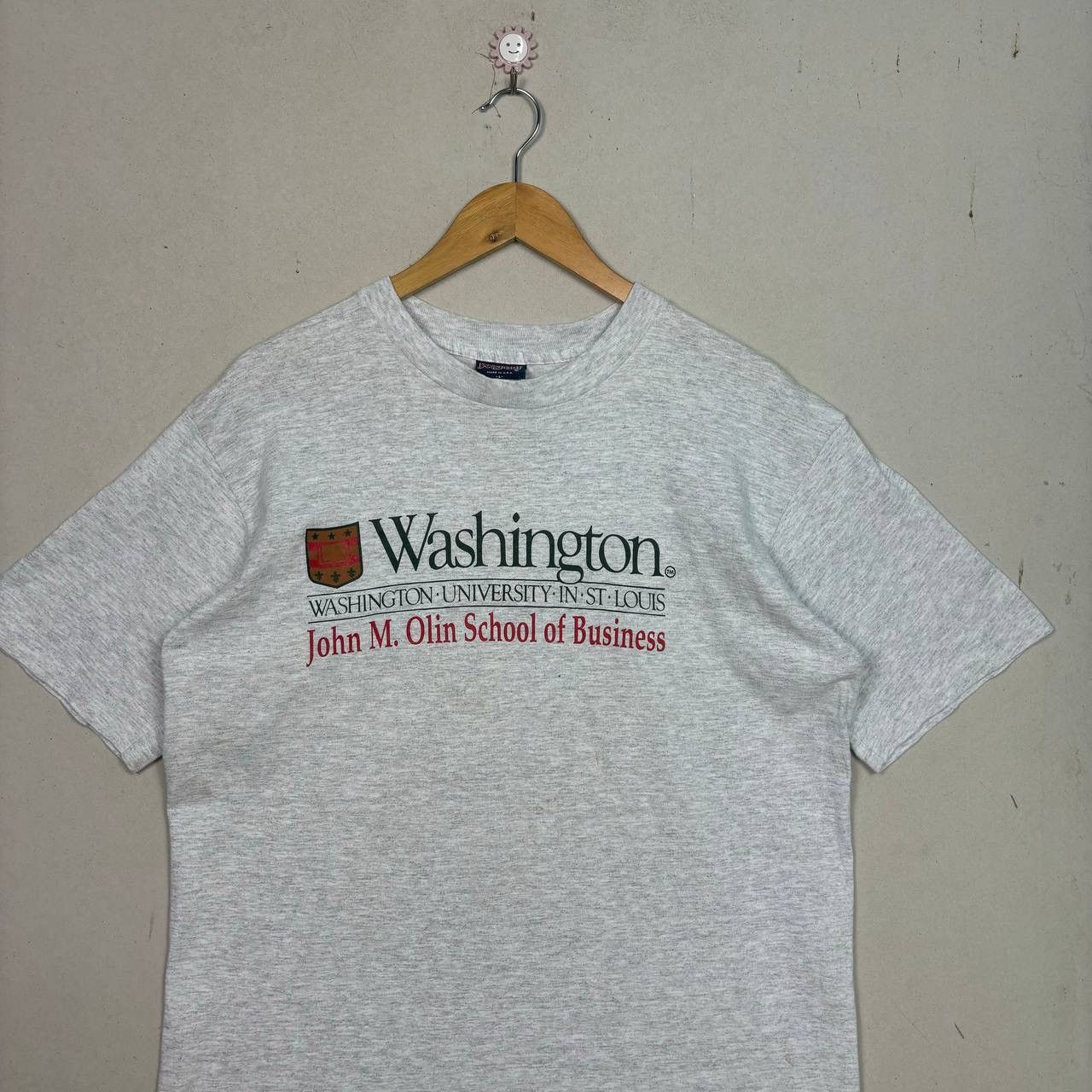 Vintage Vintage 90s Washington University Grey Jansport Tshirt Size US L / EU 52-54 / 3 - 3 Thumbnail