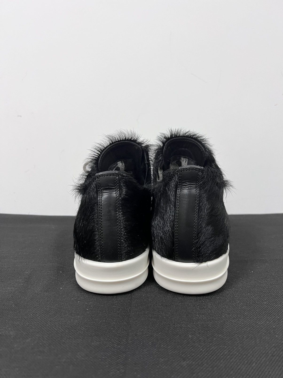 Rick Owens Rick owens 21fw pony hair ramones low sneakers Size US 6.5 / EU 39-40 - 6 Thumbnail