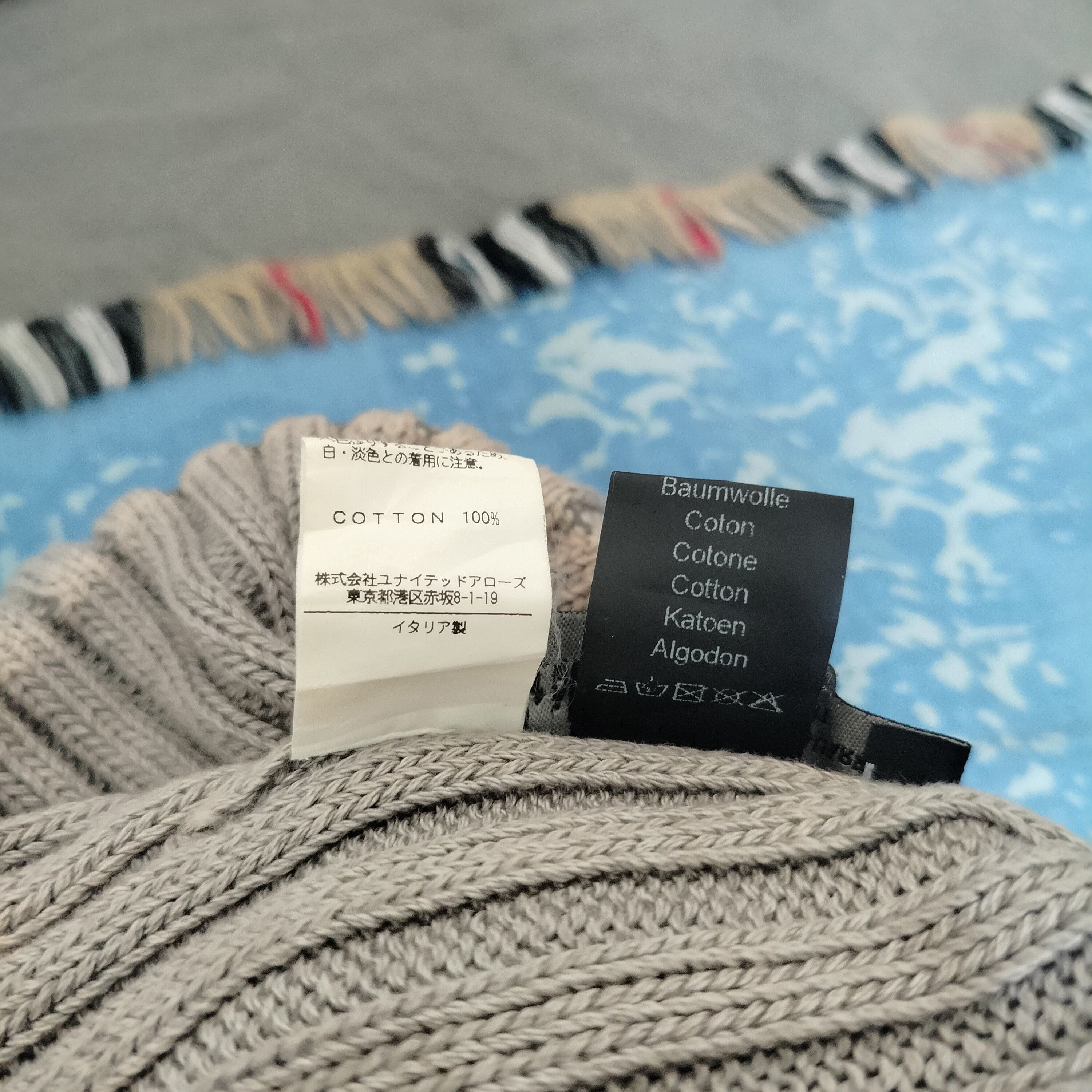United Arrows Beauty & Youth United Arrow knitted beanie made in Italy Size ONE SIZE - 5 Thumbnail
